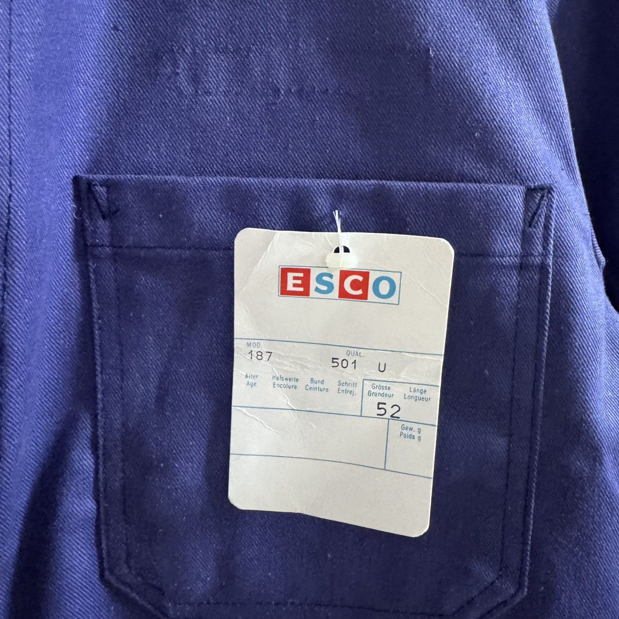 Le Laboureur German deadstock works vintage french sanfor jacket Size US L / EU 52-54 / 3 - 6 Thumbnail