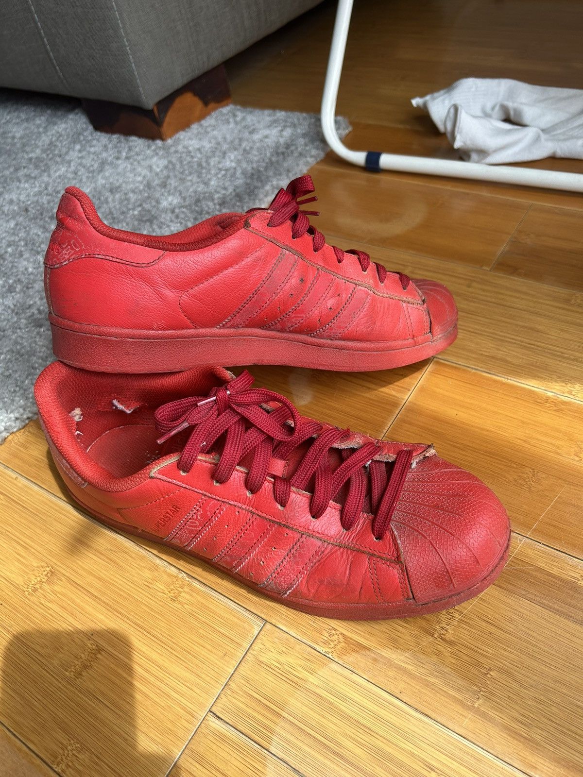 Adidas Red Wiilliams adidas superstar Size US 10 / EU 43 - 1 Thumbnail