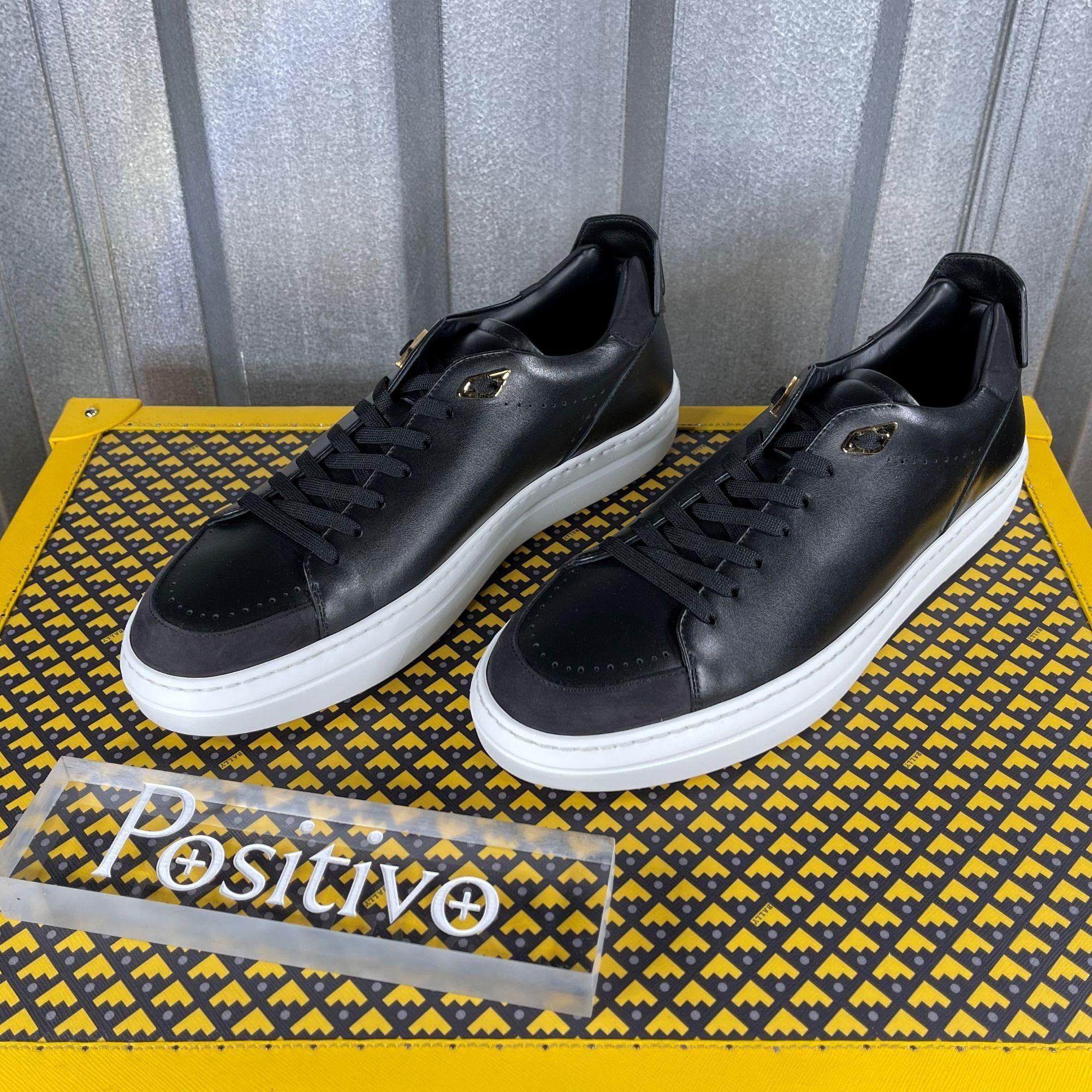 Buscemi Buscemi Uno Sport Black Leather Sneakers US 7 EU 40 Size US 7 / EU 40 - 2 Thumbnail
