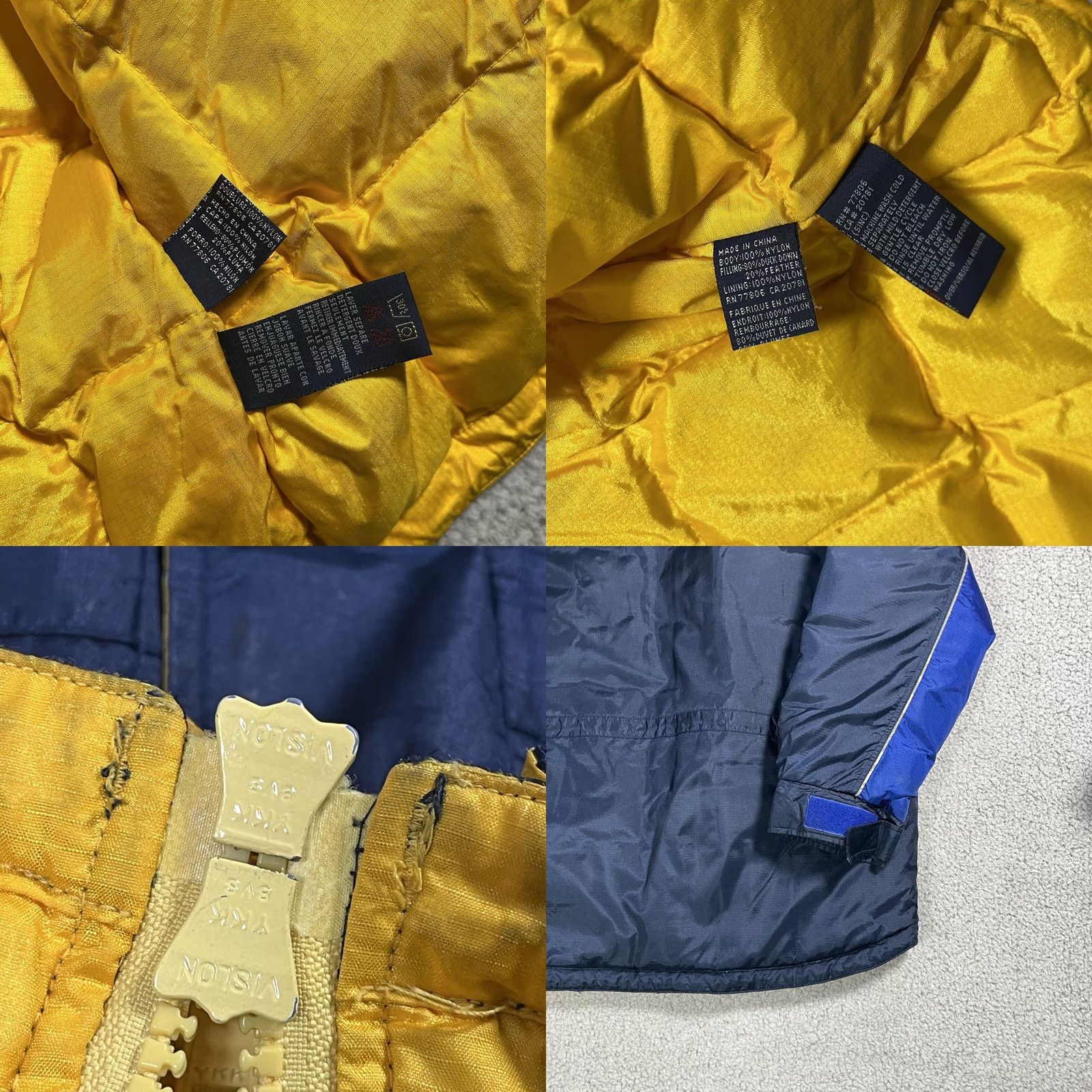 Tommy Hilfiger VINTAGE Tommy Hilfiger Jacket Men Large Blue Goose Down Ski Puffer Parka Size US L / EU 52-54 / 3 - 9 Thumbnail