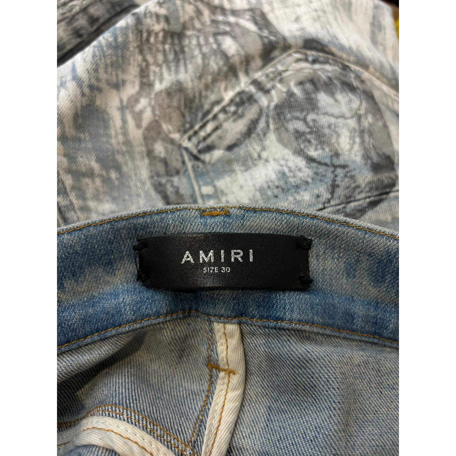 Amiri Amiri Wes Lang Sketch Jeans Used 30 Size US 30 / EU 46 - 3 Thumbnail