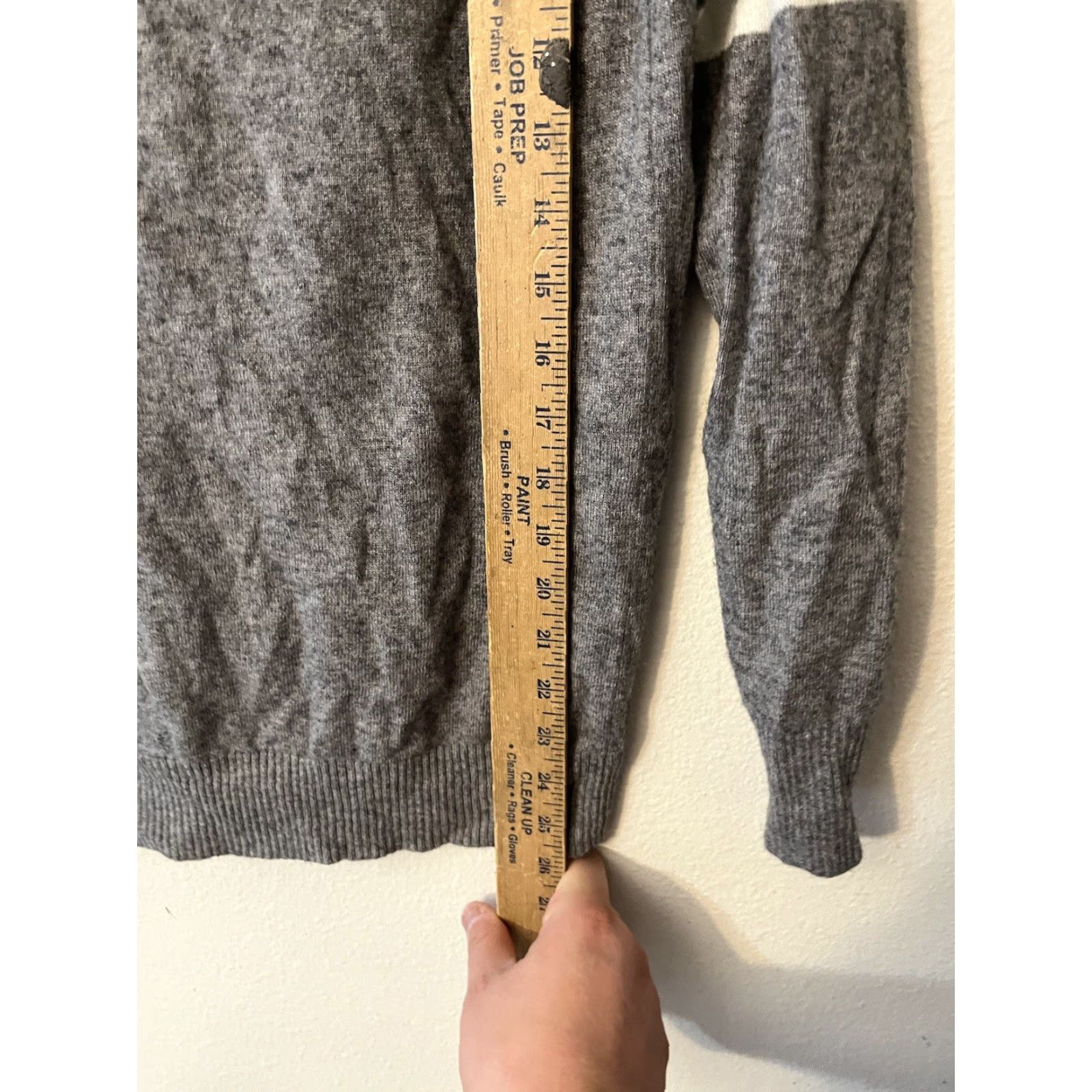 J.Crew Vintage J.Crew Womens Cardigan Sweater Small Gray Knit Wool Blend Pockets Casual Size S / US 4 / IT 40 - 5 Thumbnail