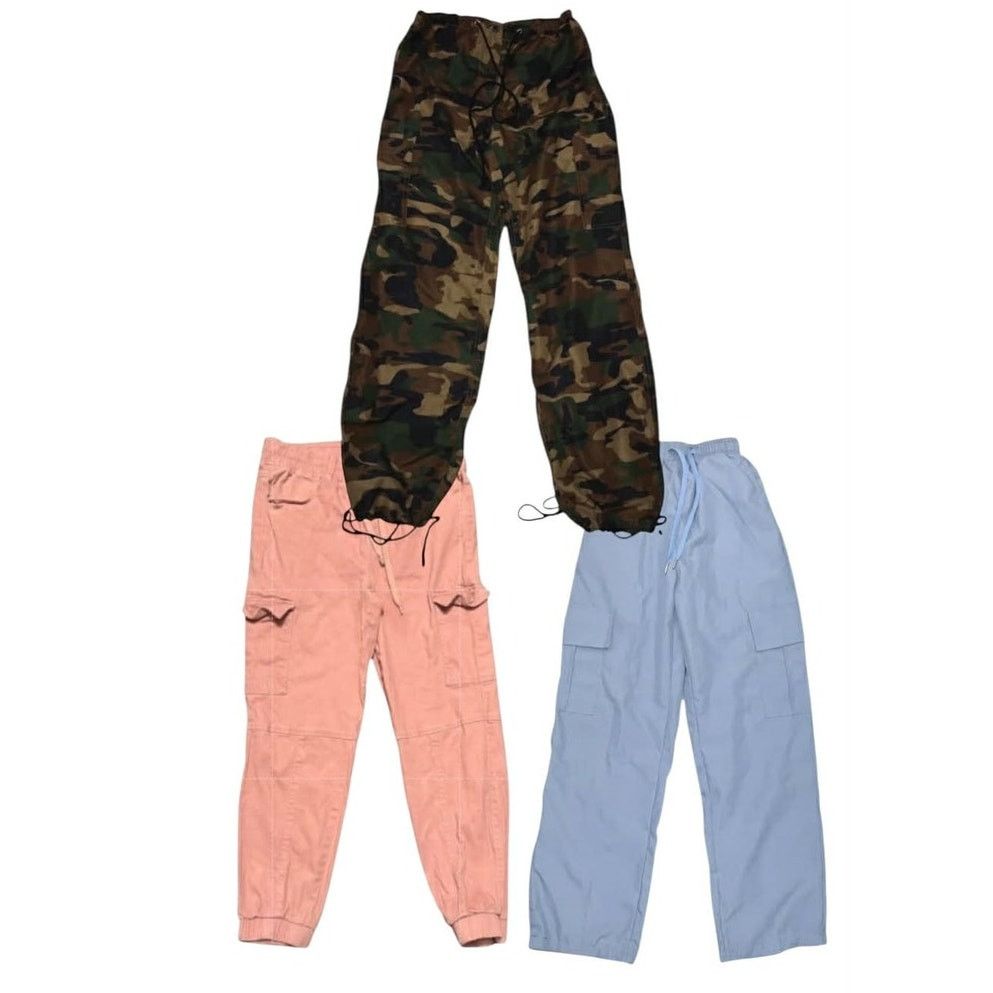 Other 3 Pair Casual Cargo Pants Jogger Adjust Sweatpants Loose SM Size 30" / US 8 / IT 44 - 10 Thumbnail