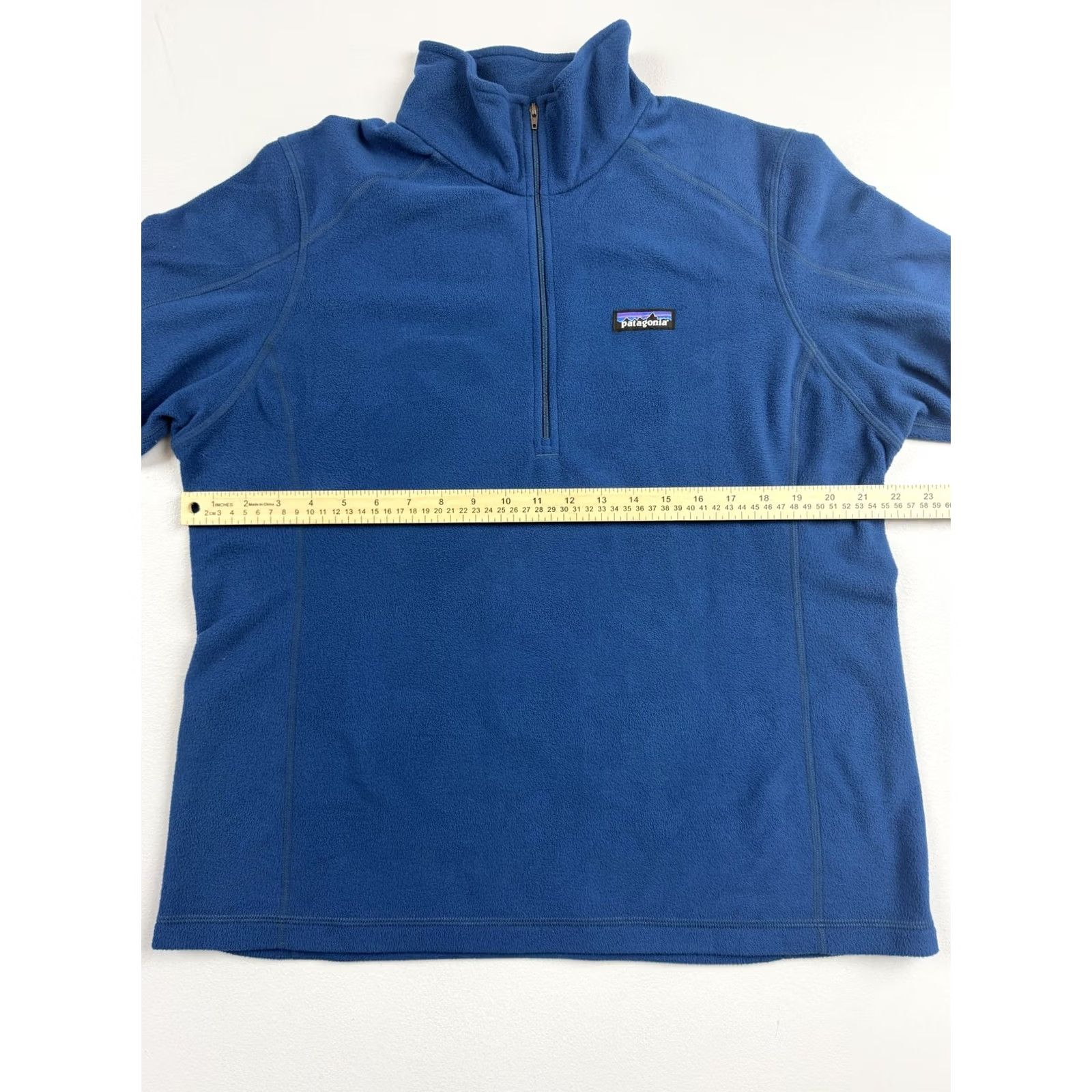 Patagonia Patagonia Sweatshirt XL Mens Blue 1/4 Zip Fleece Mock Neck Logo Pullover Size US XL / EU 56 / 4 - 5 Thumbnail