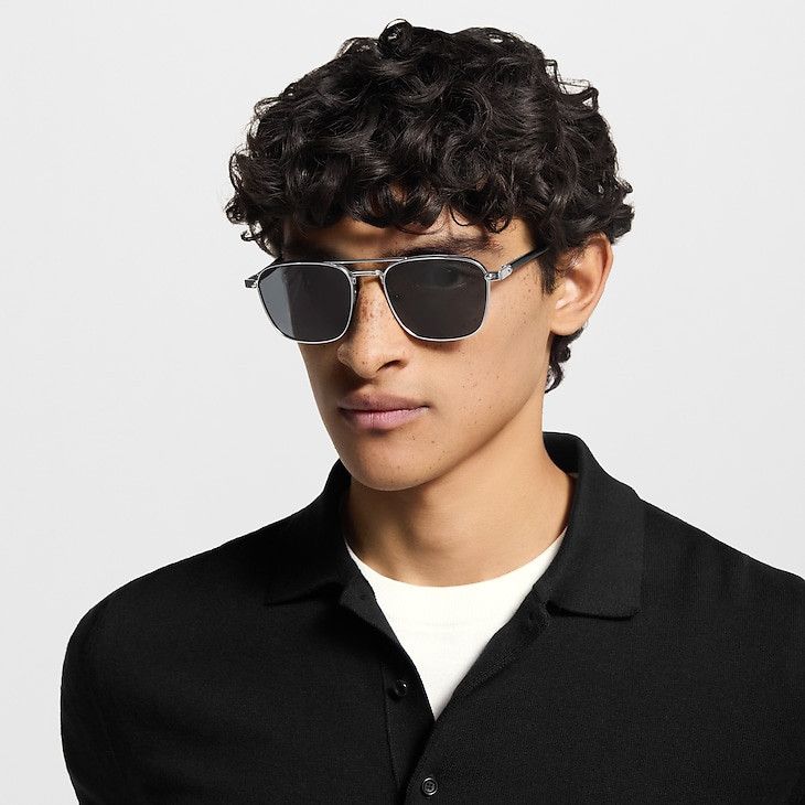 Louis Vuitton LV Signature Metal Square Sunglasses Size ONE SIZE - 3 Thumbnail