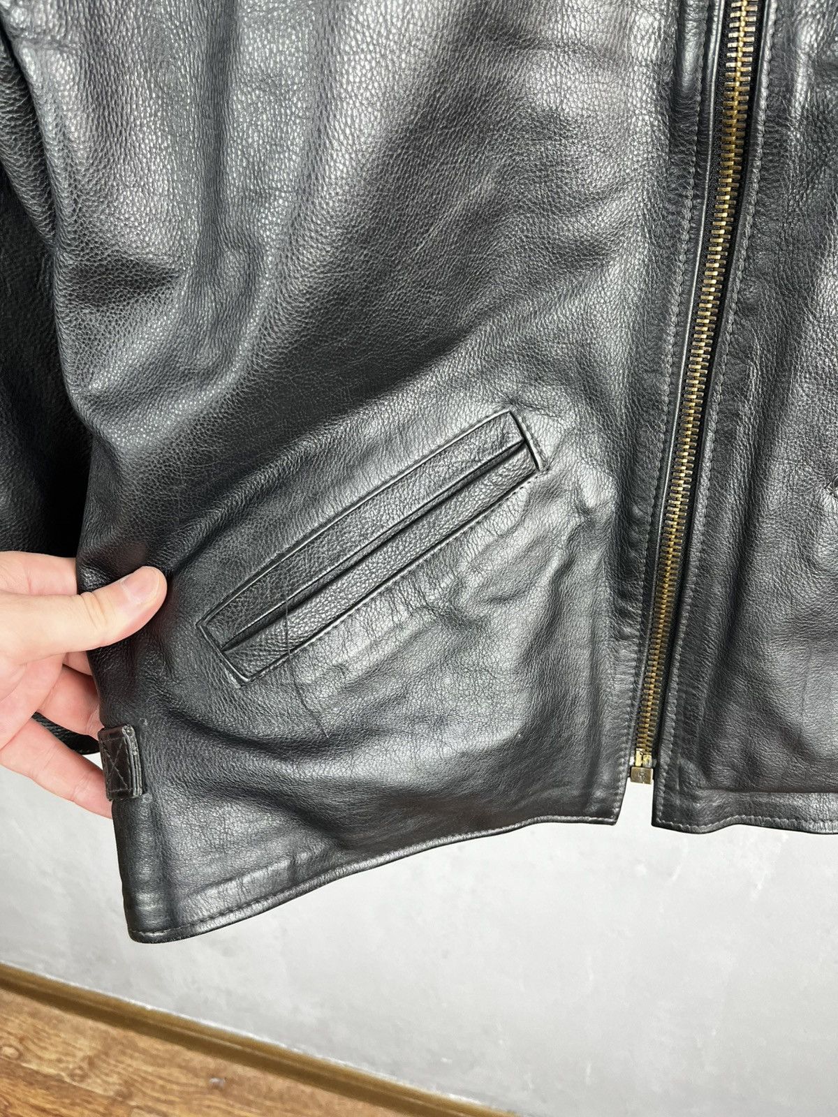 Leather Flying wear leather jacket vintage 90s Size US M / EU 48-50 / 2 - 9 Thumbnail