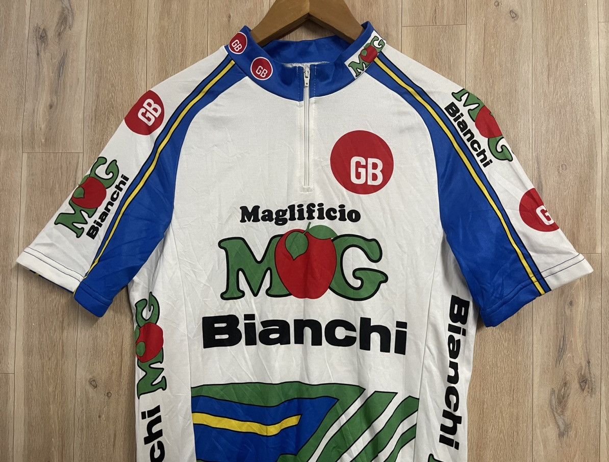 Bicycle × Vintage Vintage Bicycle Jersey Bianchi M Made in Italy Size US M / EU 48-50 / 2 - 4 Thumbnail