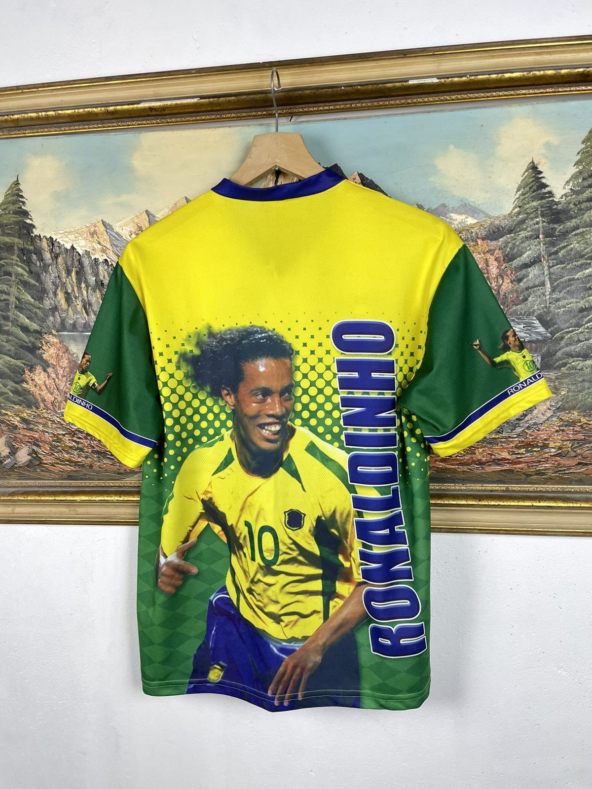 Vintage Ronaldinho Vintage Y2k Brazil T-shirt Tee Soccer Football Size US M / EU 48-50 / 2 - 7 Thumbnail