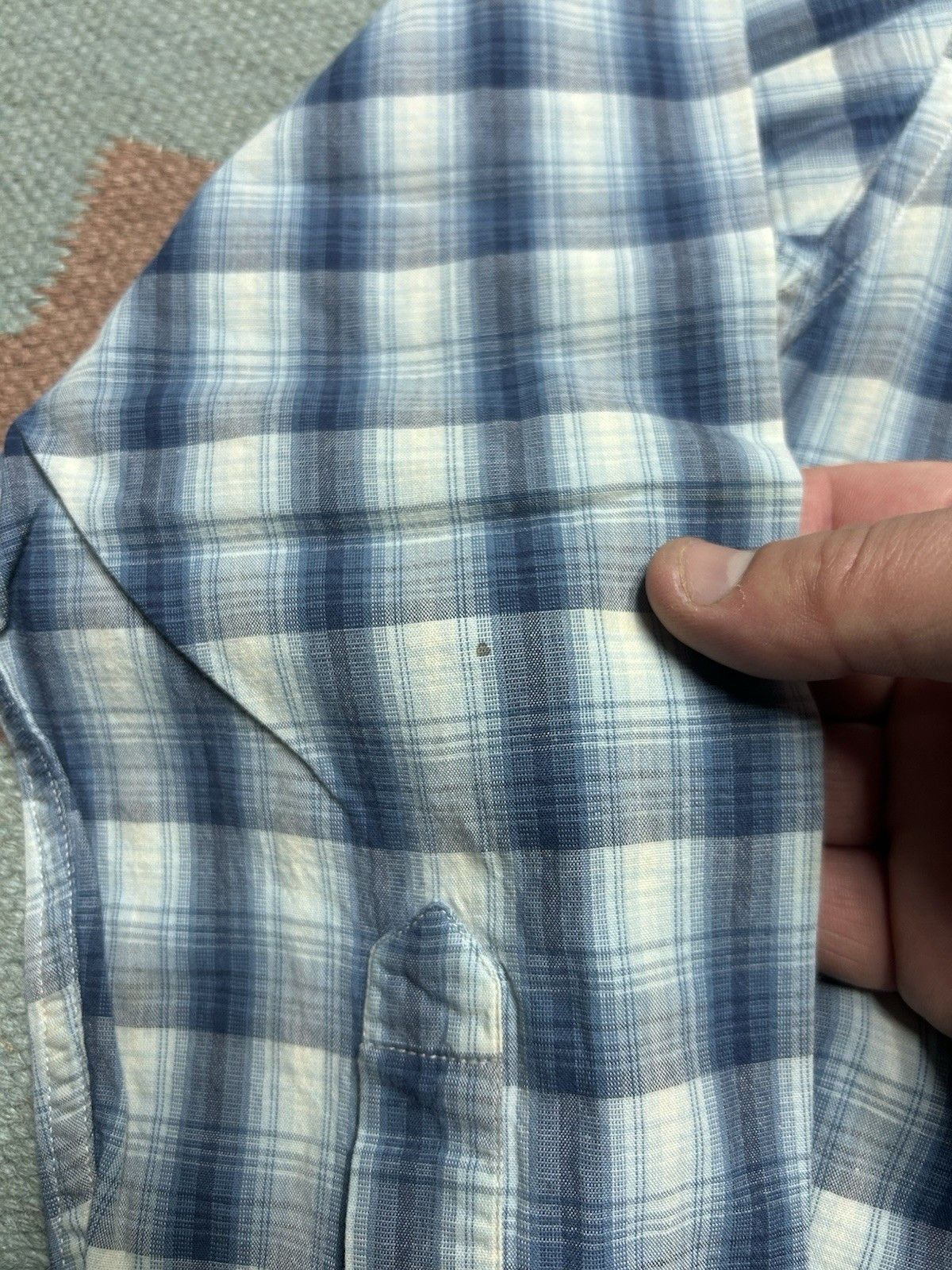 Vintage Polo sport Ralph Lauren button shirt shadow plaid boys M Size S / US 4 / IT 40 - 2 Thumbnail