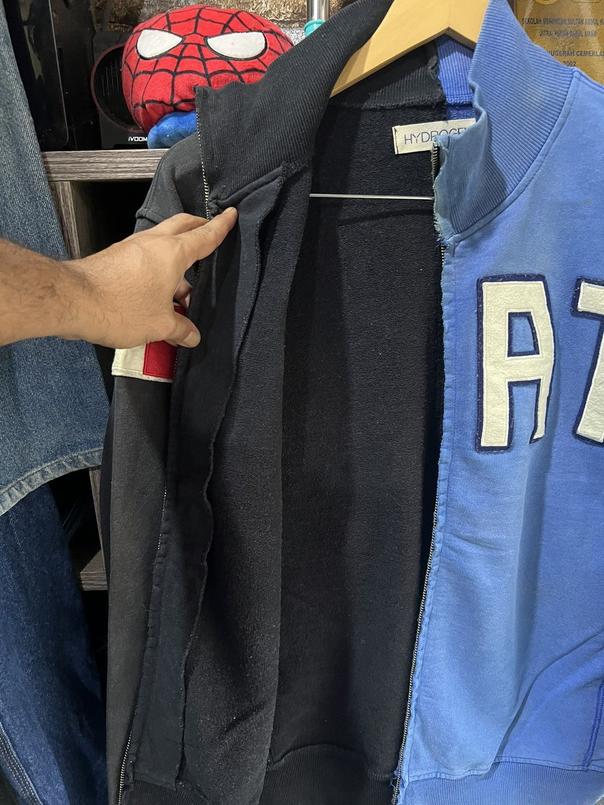 HYDROGEN 🔥Hydrogen FIAT Zipper Jacket Size US L / EU 52-54 / 3 - 11 Thumbnail