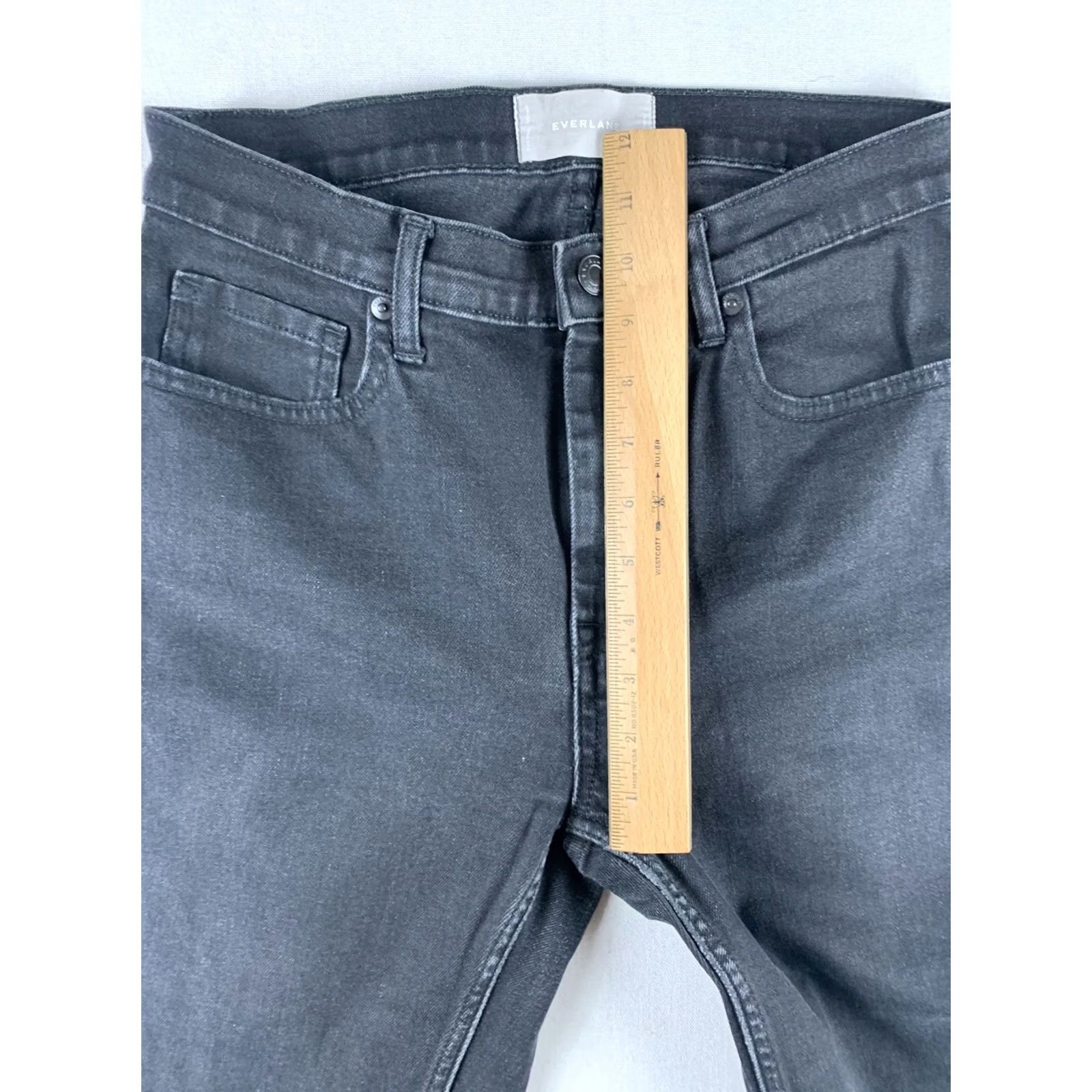 Everlane EVERLANE WOMENS JEANS ANKLE BLACK SIZE 28 Size 28" / US 6 / IT 42 - 4 Thumbnail