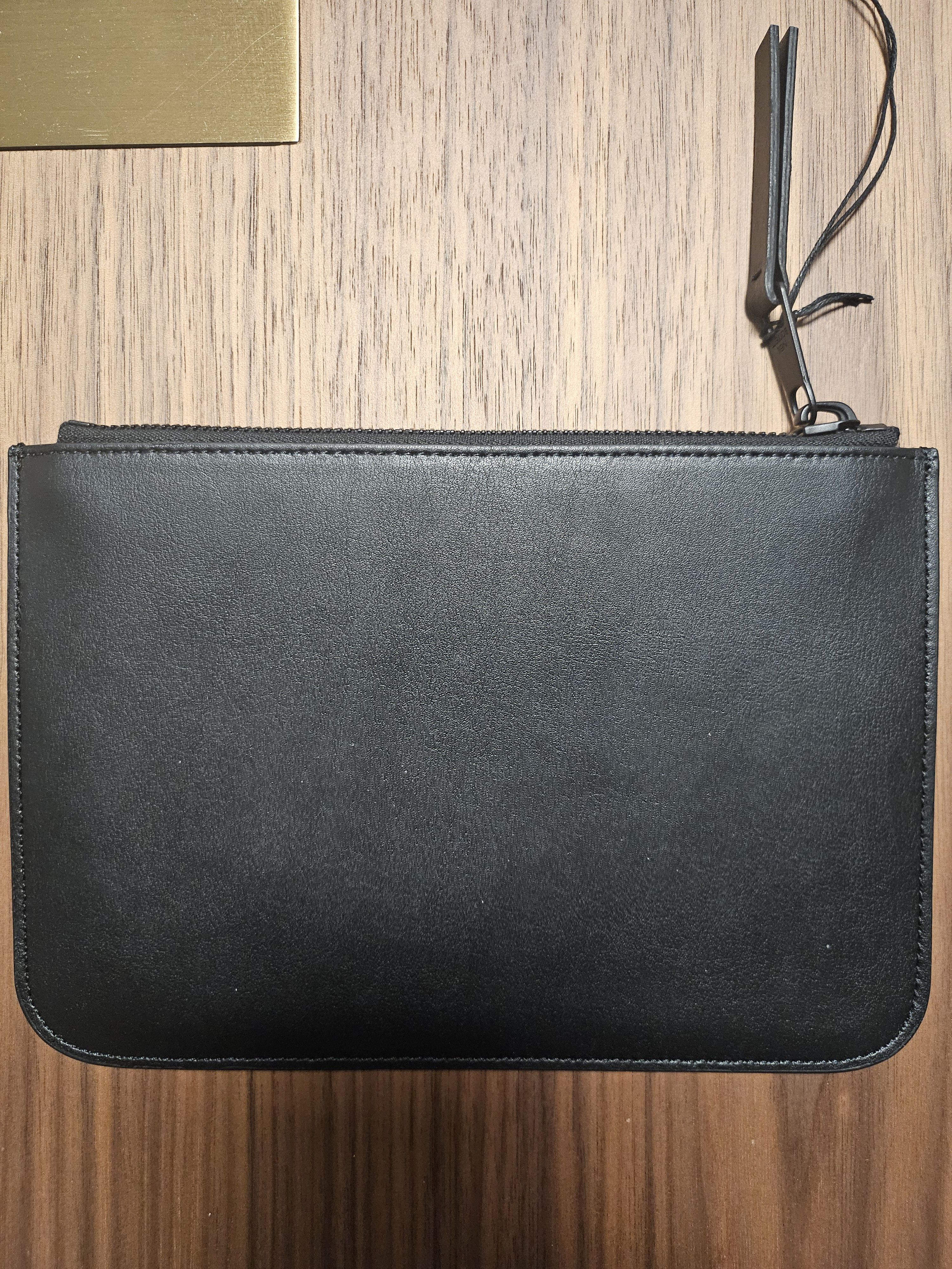 Neil Barrett Neil Barrett medium leather zippered pouch Size ONE SIZE - 2 Thumbnail