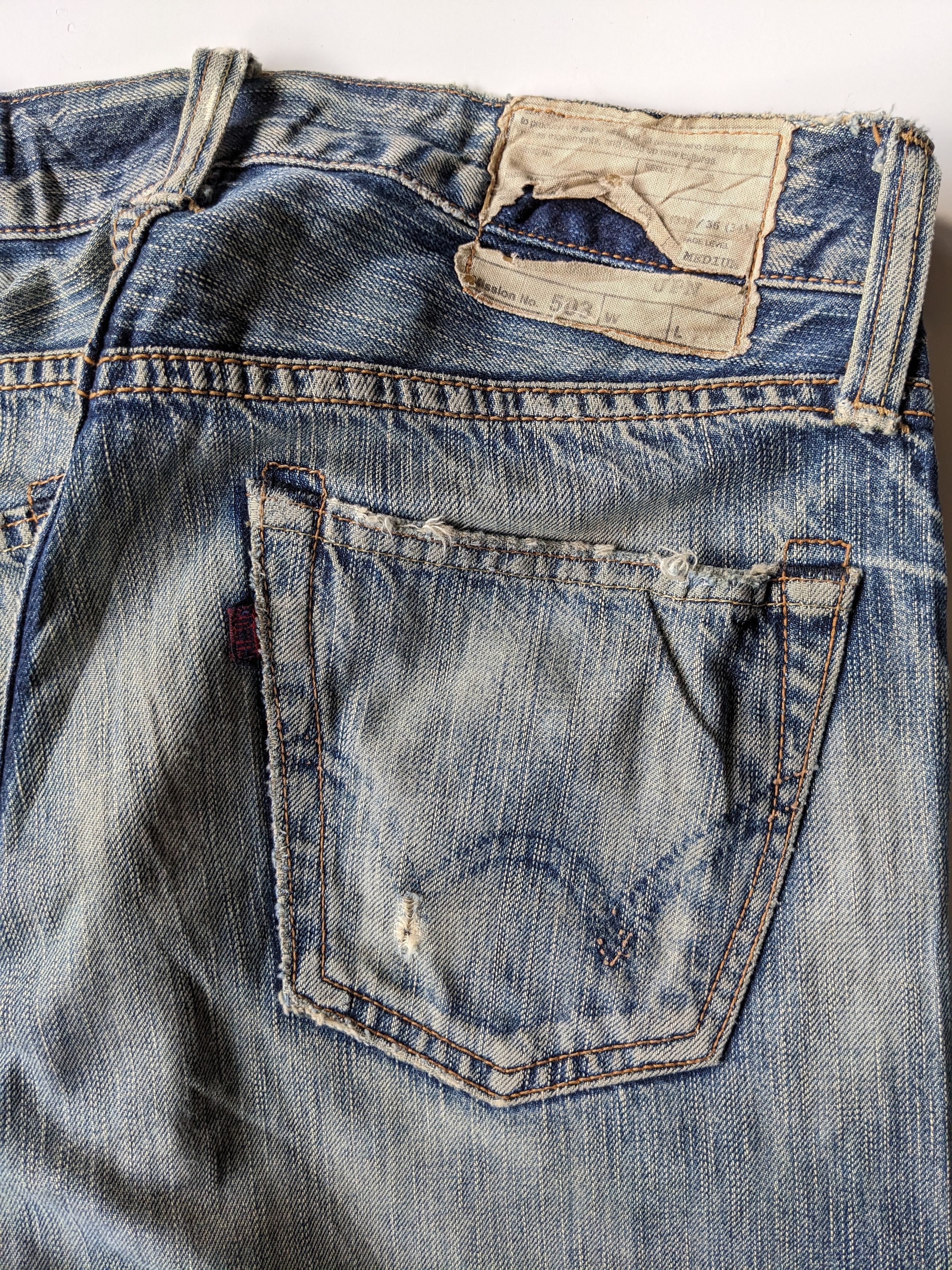 Edwin EDWIN 503 ripped jeans distressed Size US 30 / EU 46 - 7 Thumbnail