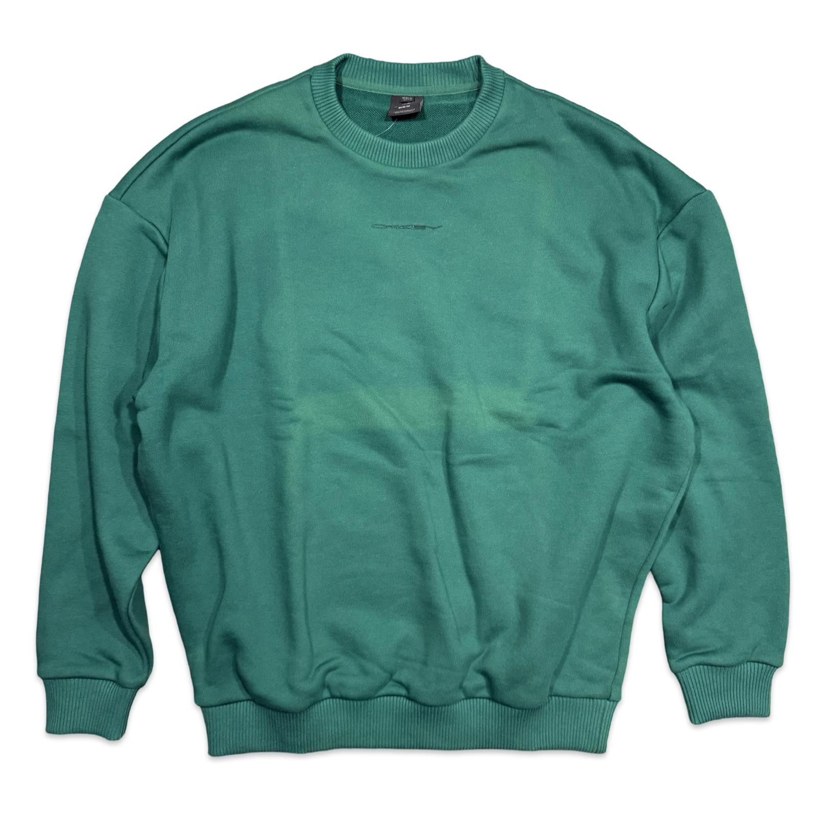 Oakley Oakley Embroidered Logo Green Relax Fit Crewneck Sweatshirt Size US XL / EU 56 / 4 - 1 Thumbnail