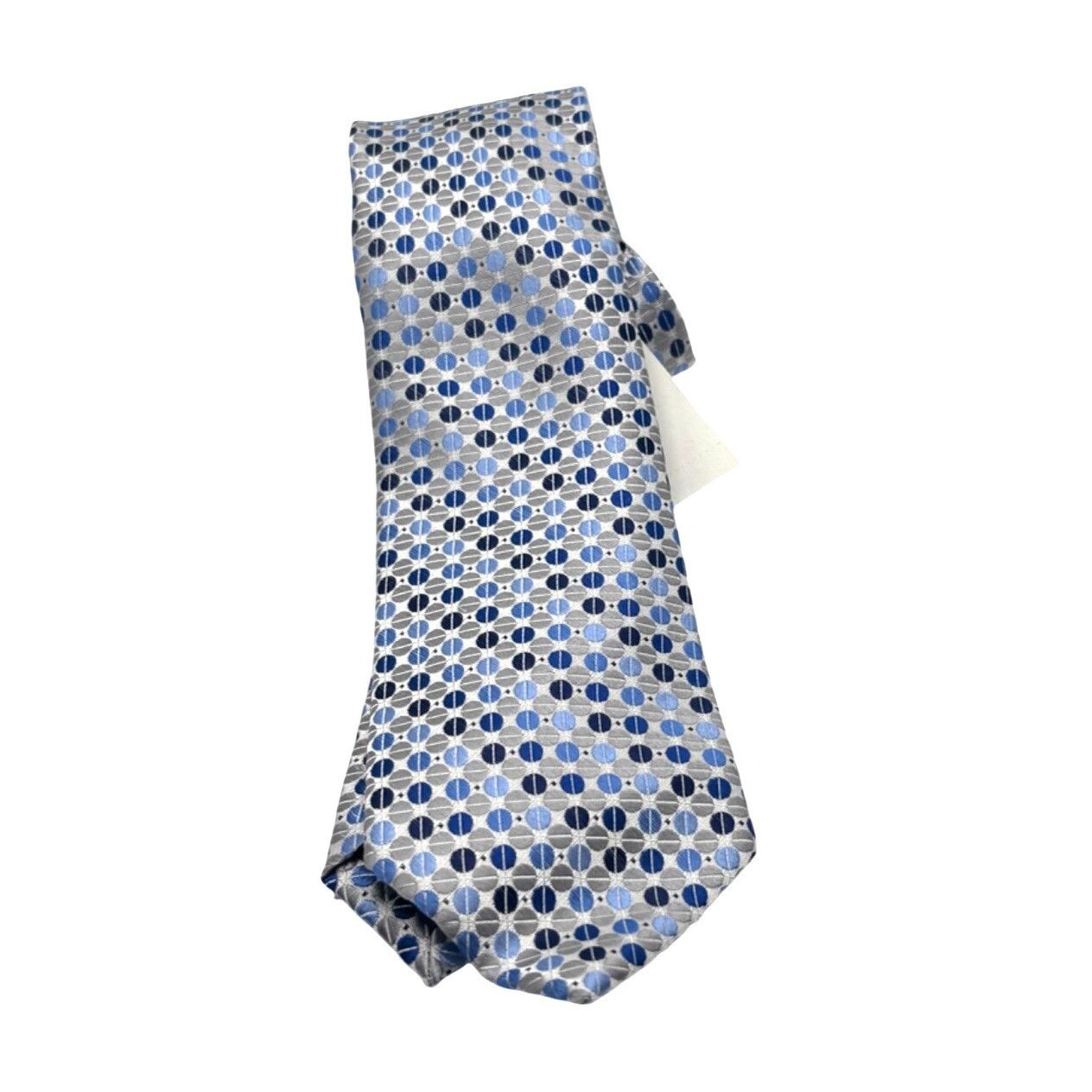 Perry Ellis Perry Ellis Portfolio Geometric Pattern Silk Necktie, Navy, Size ONE SIZE - 3 Thumbnail