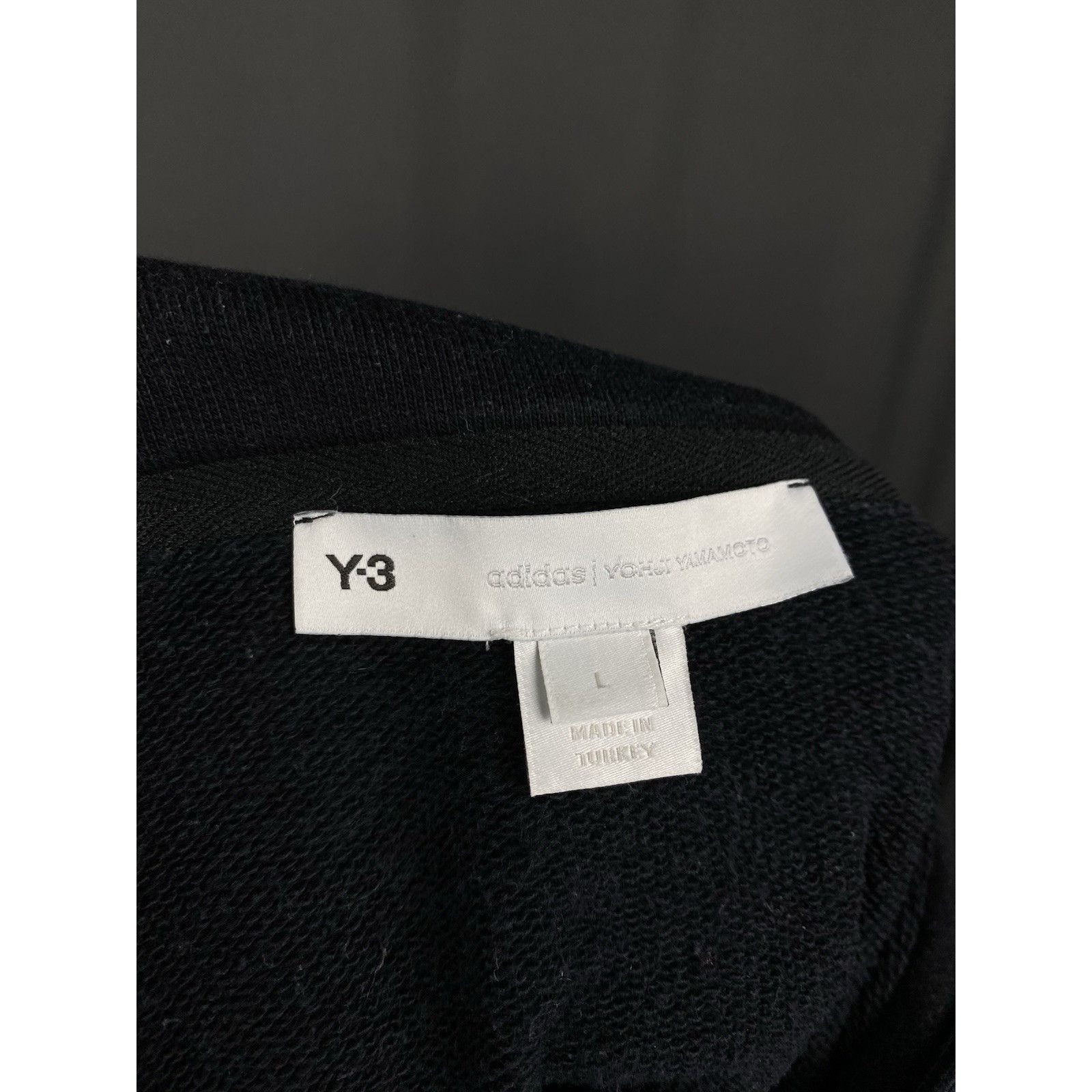 Y-3 Y-3 yohji yamamoto x Adidas Men's Black Oversized Hoodie Swe Size US L / EU 52-54 / 3 - 11 Thumbnail