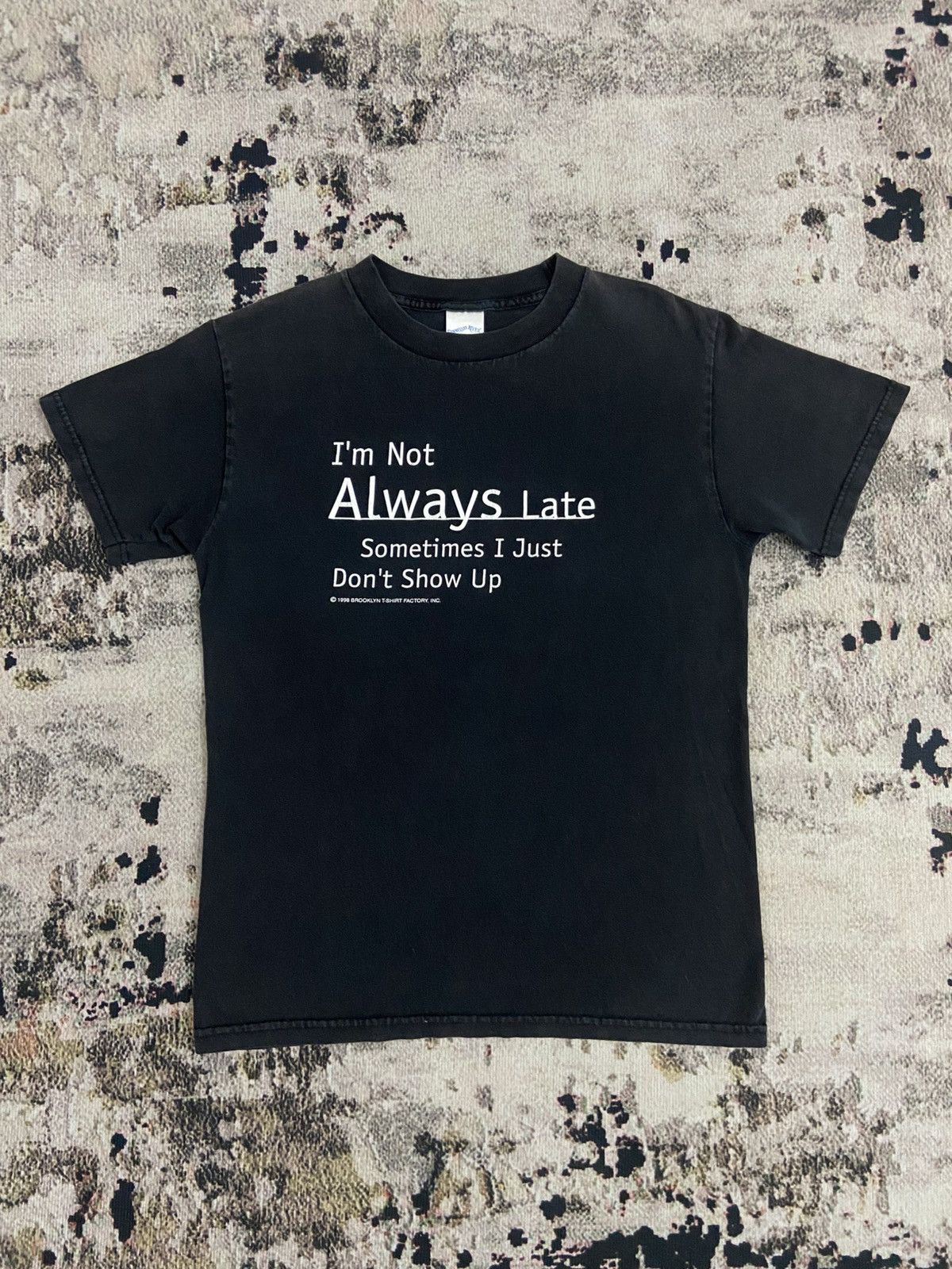 Vintage Vintage 90s Humor Wording Tee Size US S / EU 44-46 / 1 - 1 Thumbnail