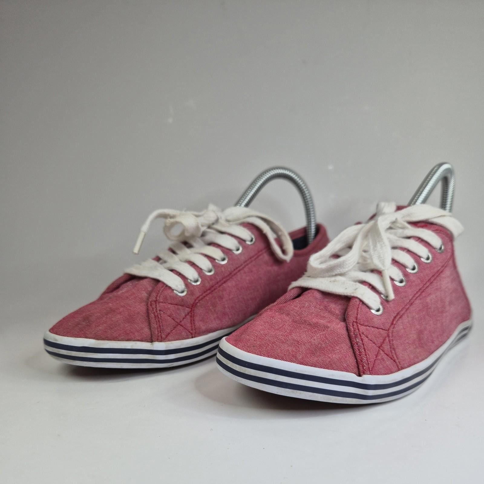 Nautica Nautica Shoes Womens 7 Casual Low Top Sneakers Pink Fabric Size US 7 / IT 37 - 1 Thumbnail