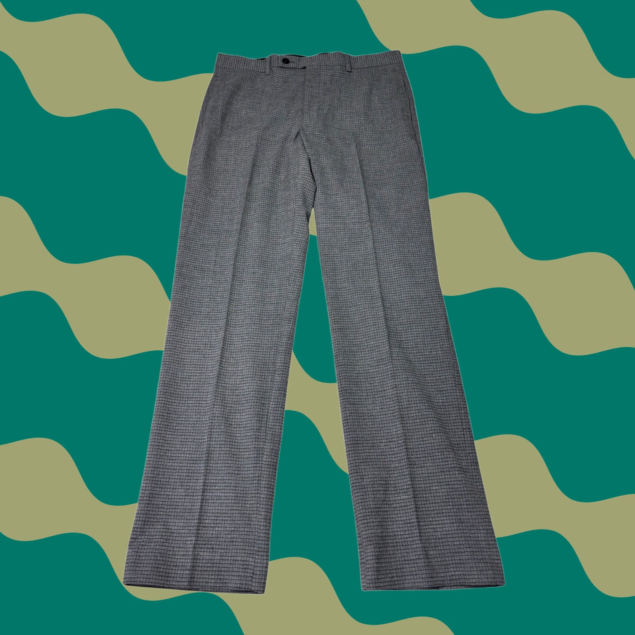 lauren ralph lauren men's classic-fit ultraflex stretch check dress pants Lauren Ralph Lauren Classic-Fit UltraFlex Stretch Suit Pants, W38 x L32