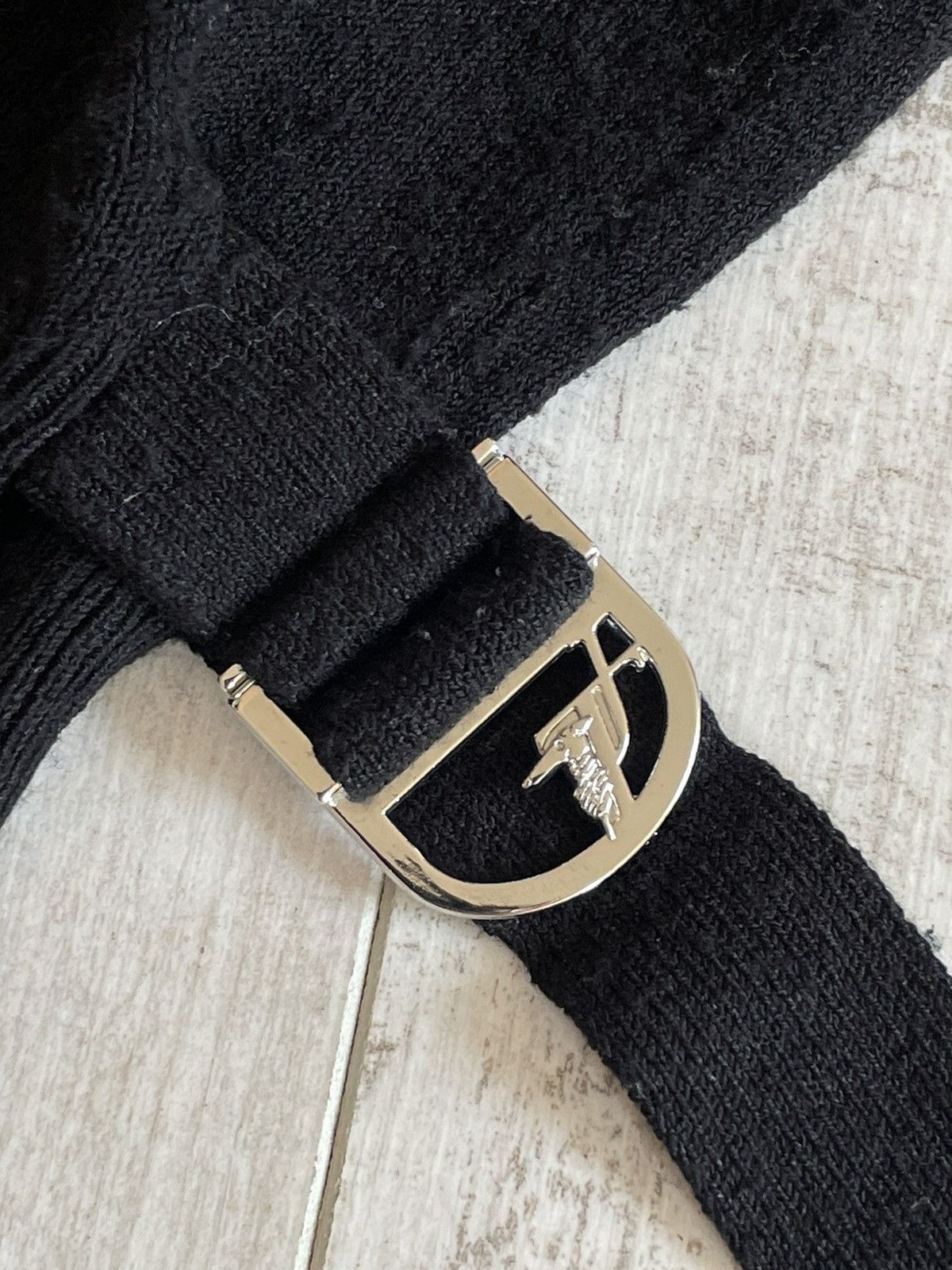 Trussardi Trussardi Jeans Cardigan Metal Logo Luxury RARE Size L / US 10 / IT 46 - 6 Thumbnail