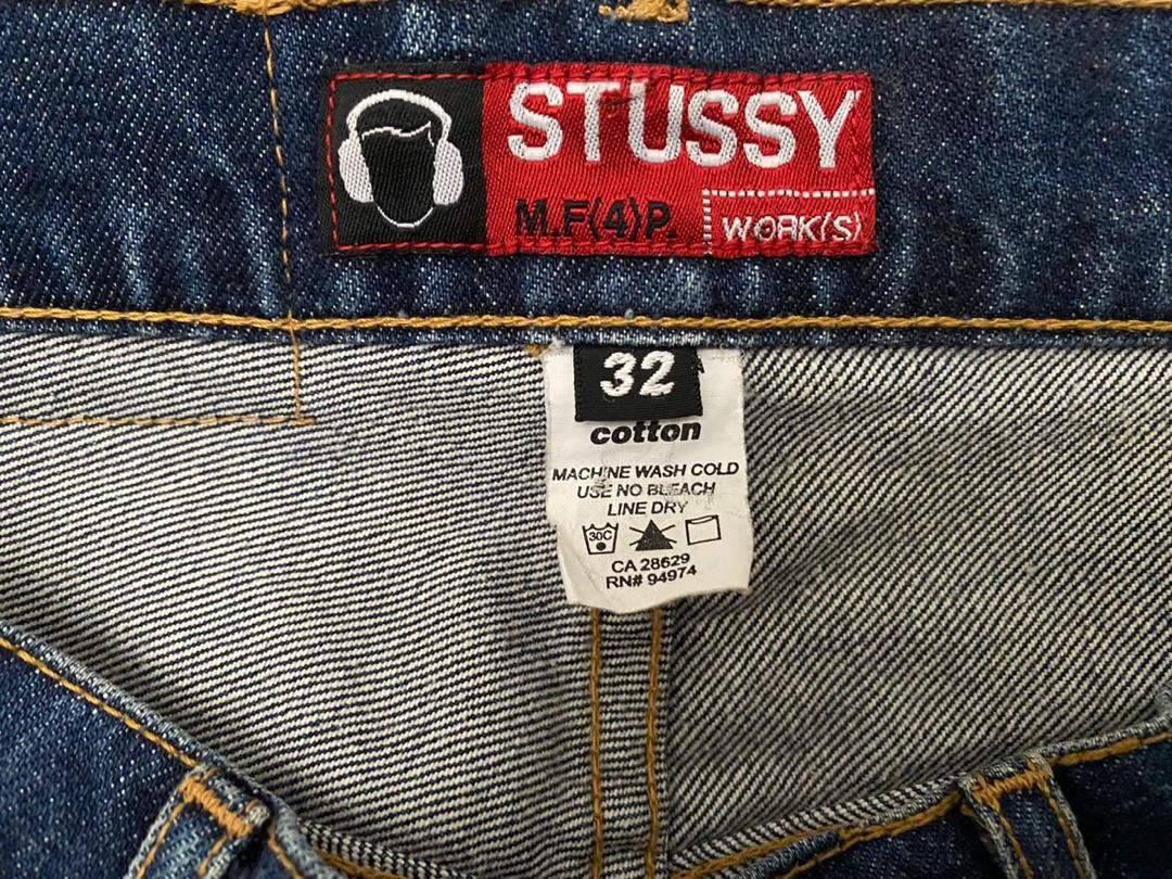 Stussy × Vintage Vintage Stussy Workwear International N.Y.L.T.L.A Jeans Size US 32 / EU 48 - 7 Thumbnail