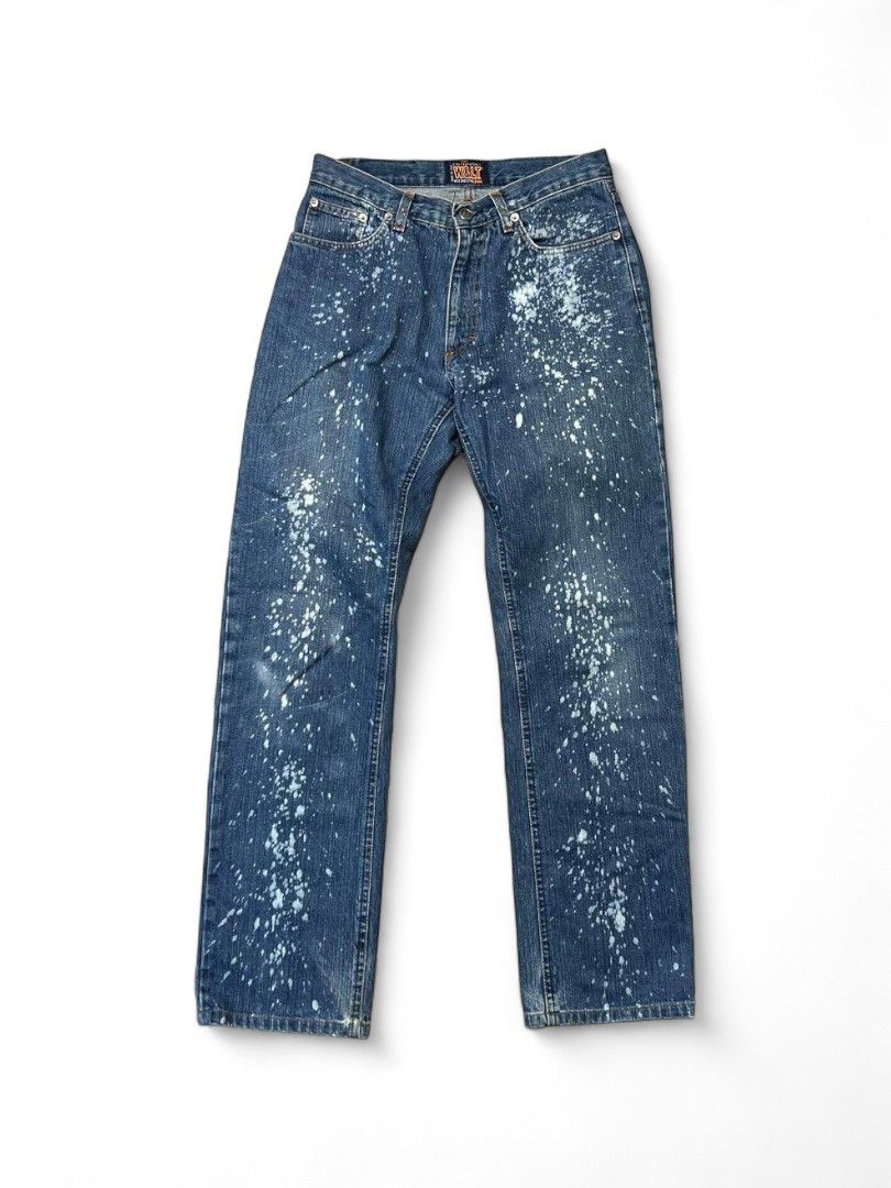 Walter Van Beirendonck - 30 Splinter Painter snake denim