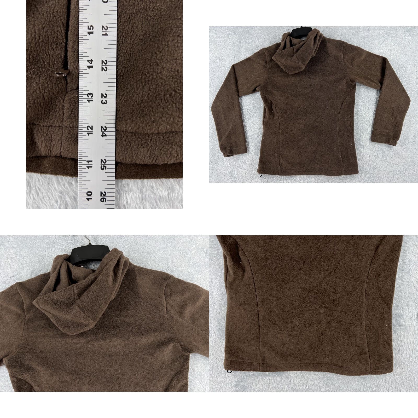 CB Sports Columbia Hoodie Womens Medium Brown Full Zip Logo Sports Activewear Men’s? Size M / US 6-8 / IT 42-44 - 9 Thumbnail