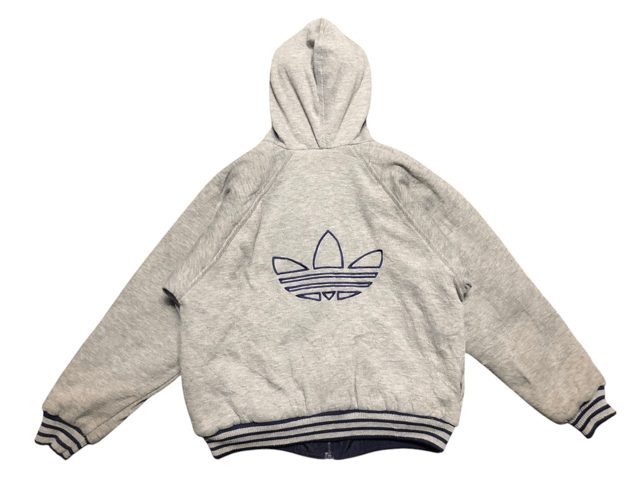 Adidas Vintage 90s Adidas Rivesible Hoodie Zipper Jacket Size US S / EU 44-46 / 1 - 2 Thumbnail