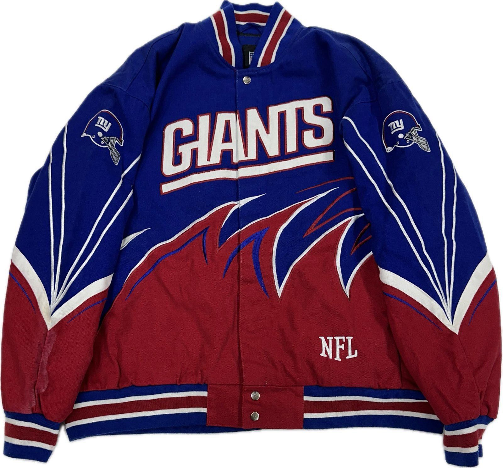 NFL New York Giants NFL Shark Tooth Jacket 4XL 32X31 Size US XXL / EU 58 / 5 - 1 Thumbnail