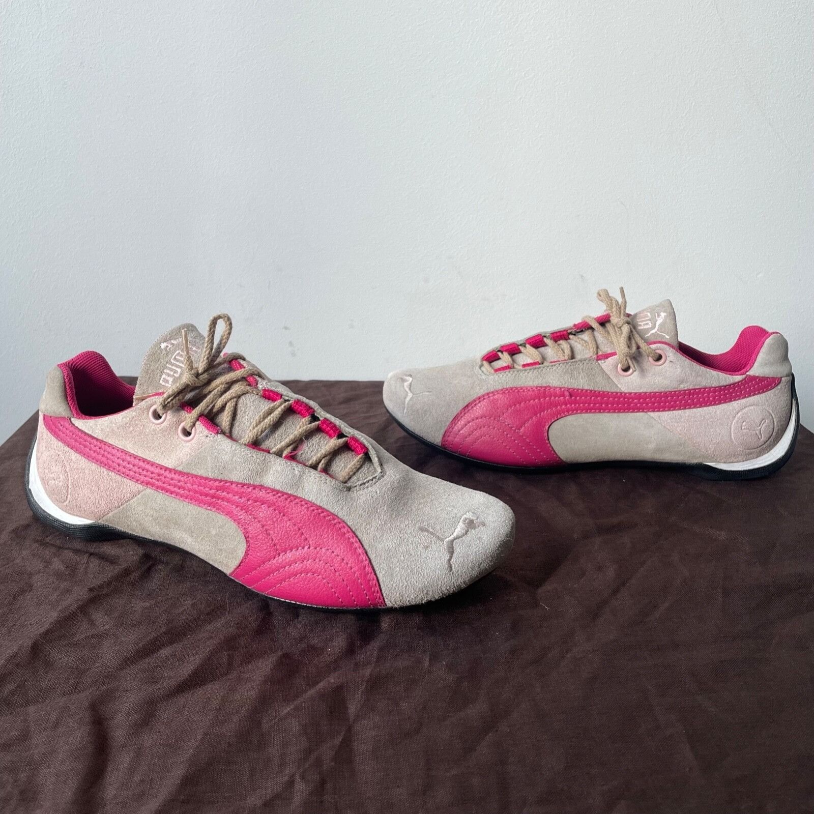 Puma Puma Future Cat Suede Flat Racing Trainers Sneakers 8949AC Size US 7 / IT 37 - 1 Thumbnail