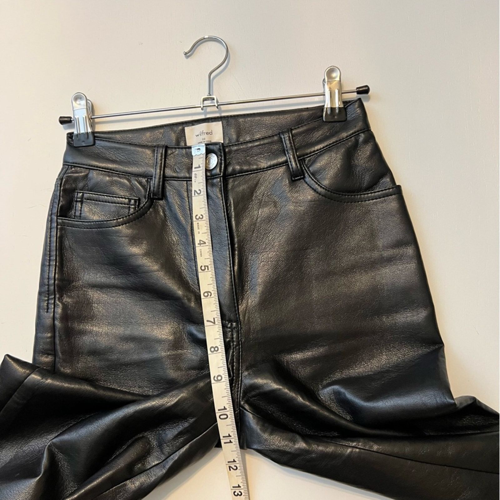 Aritzia Aritzia Wilfred The Melina™ Pant Faux Leather Size 24" / US 00 / IT 34 - 12 Thumbnail