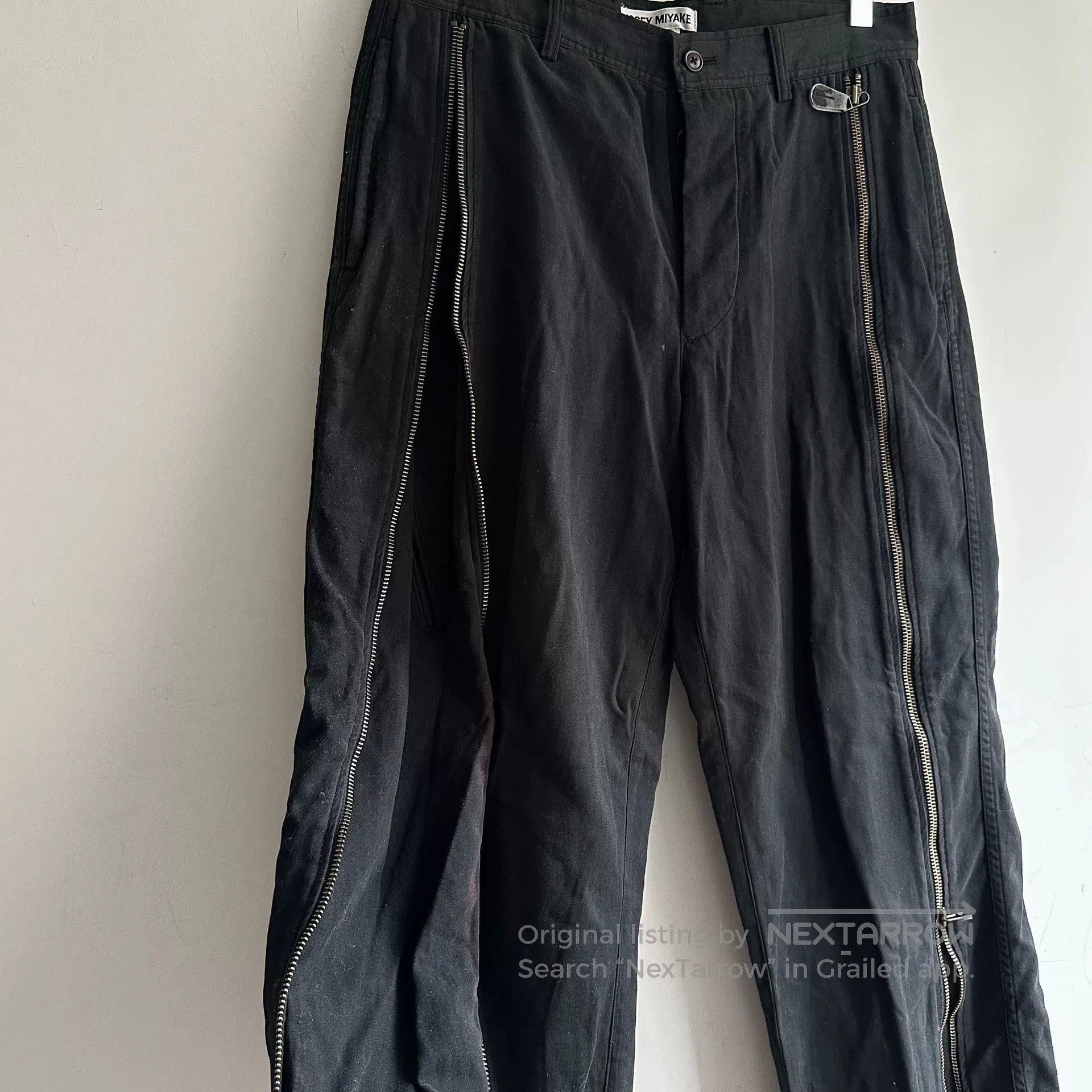 Issey Miyake issey miyake rare zip-up black pants. Size US 32 / EU 48 - 4 Thumbnail