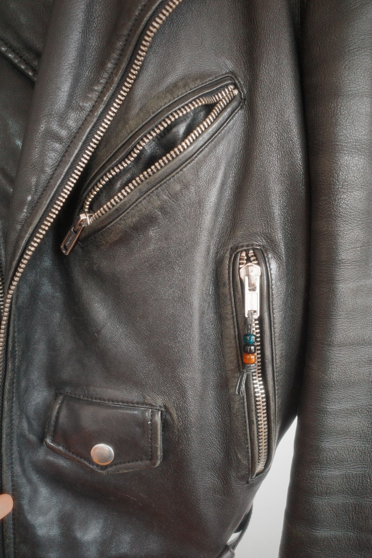 Blk Dnm LEATHER JACKET 5 Size US M / EU 48-50 / 2 - 5 Thumbnail
