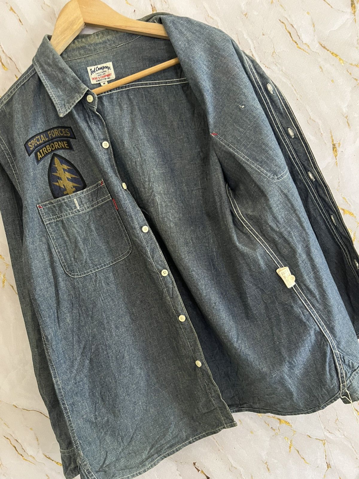 Tedman Tedman Devil Shirt – Rare Japanese Archive Grail Size US M / EU 48-50 / 2 - 6 Thumbnail