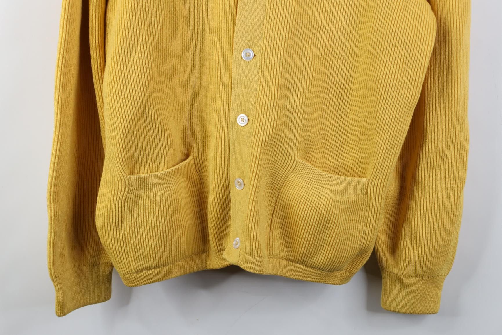 Vintage Vintage 50s 60s Lemmermayer Vienna Heavy Wool Ribbed Sweater Size US L / EU 52-54 / 3 - 3 Thumbnail