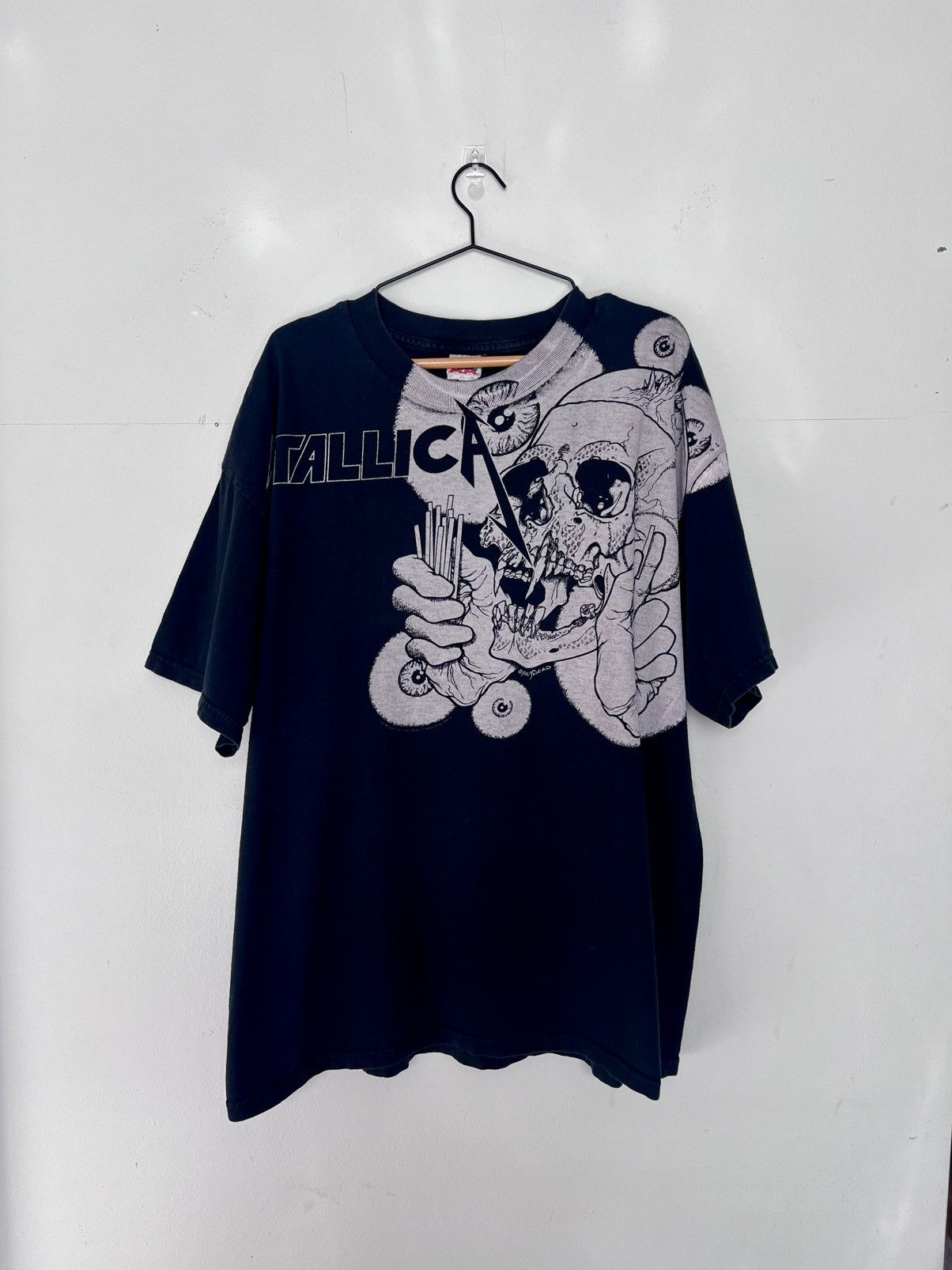 AAA Metallica Pushead All-Over Print Tee — XL — Vintage AAA Size US XL / EU 56 / 4 - 2 Thumbnail