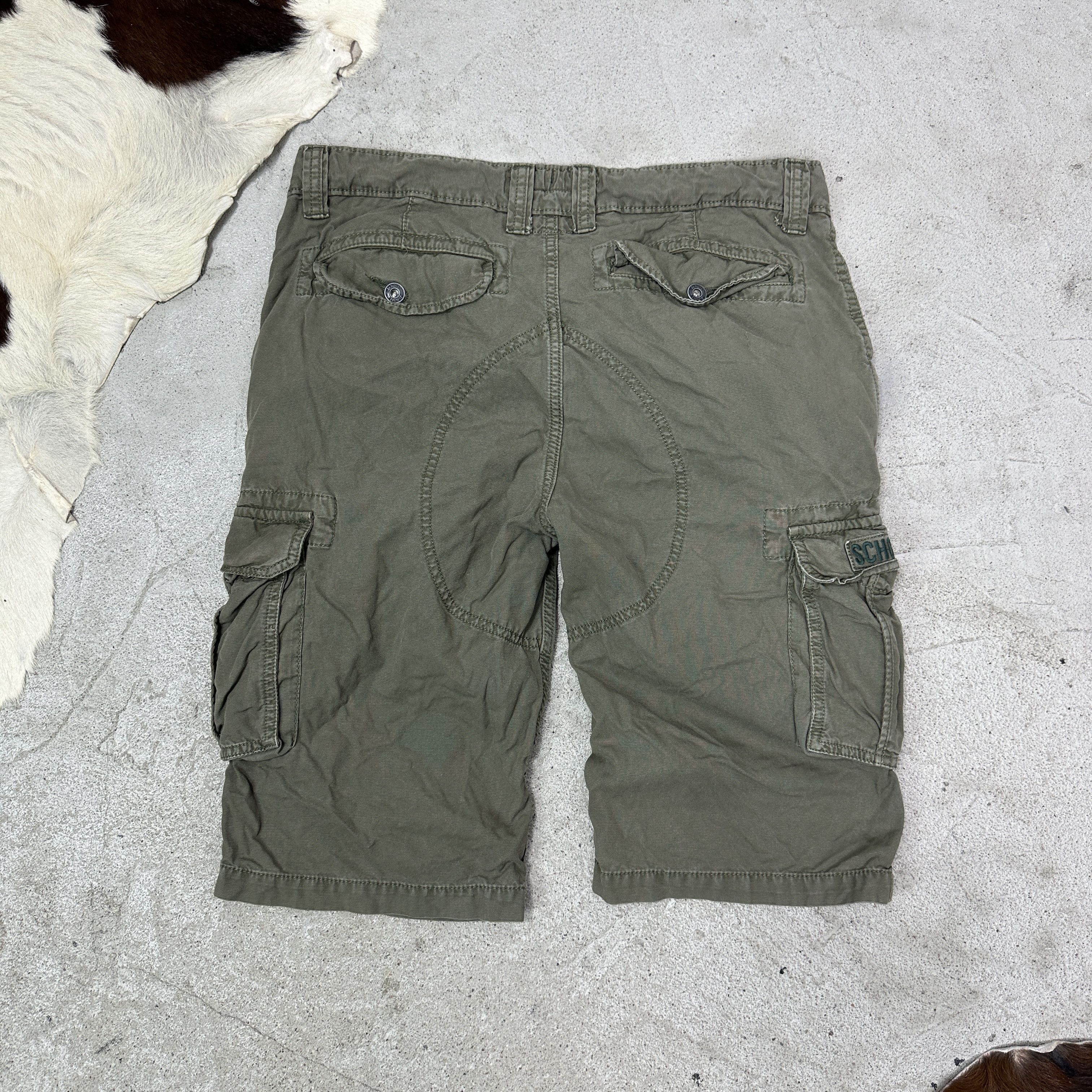 Vintage Vintage Casual Streetwear Schott NYC Shorts Y2K Size US 33 - 6 Thumbnail