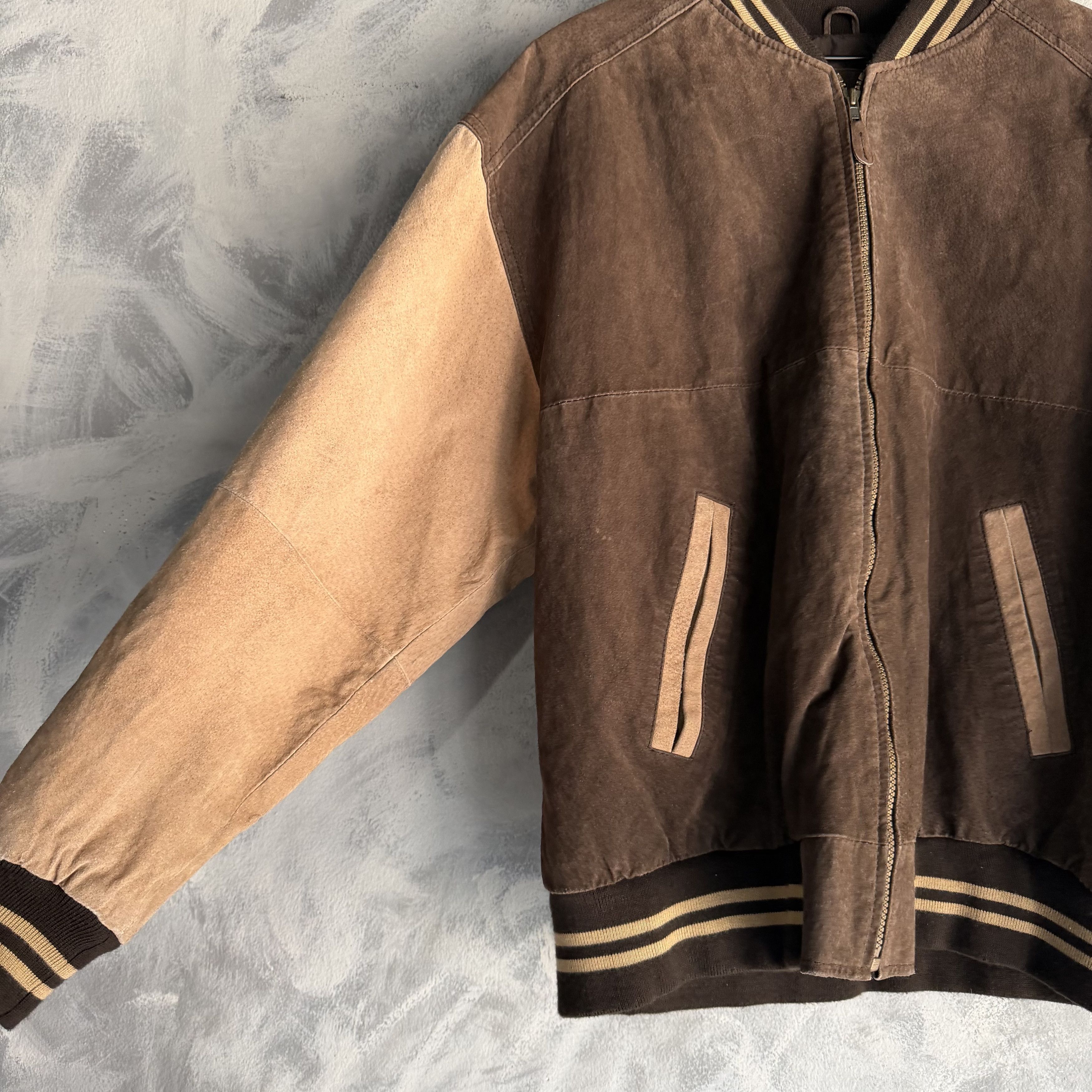 Northwest Territory Vtg NorthWest Territory Suede Leather Jacket Mens Varsity Size US M / EU 48-50 / 2 - 2 Thumbnail