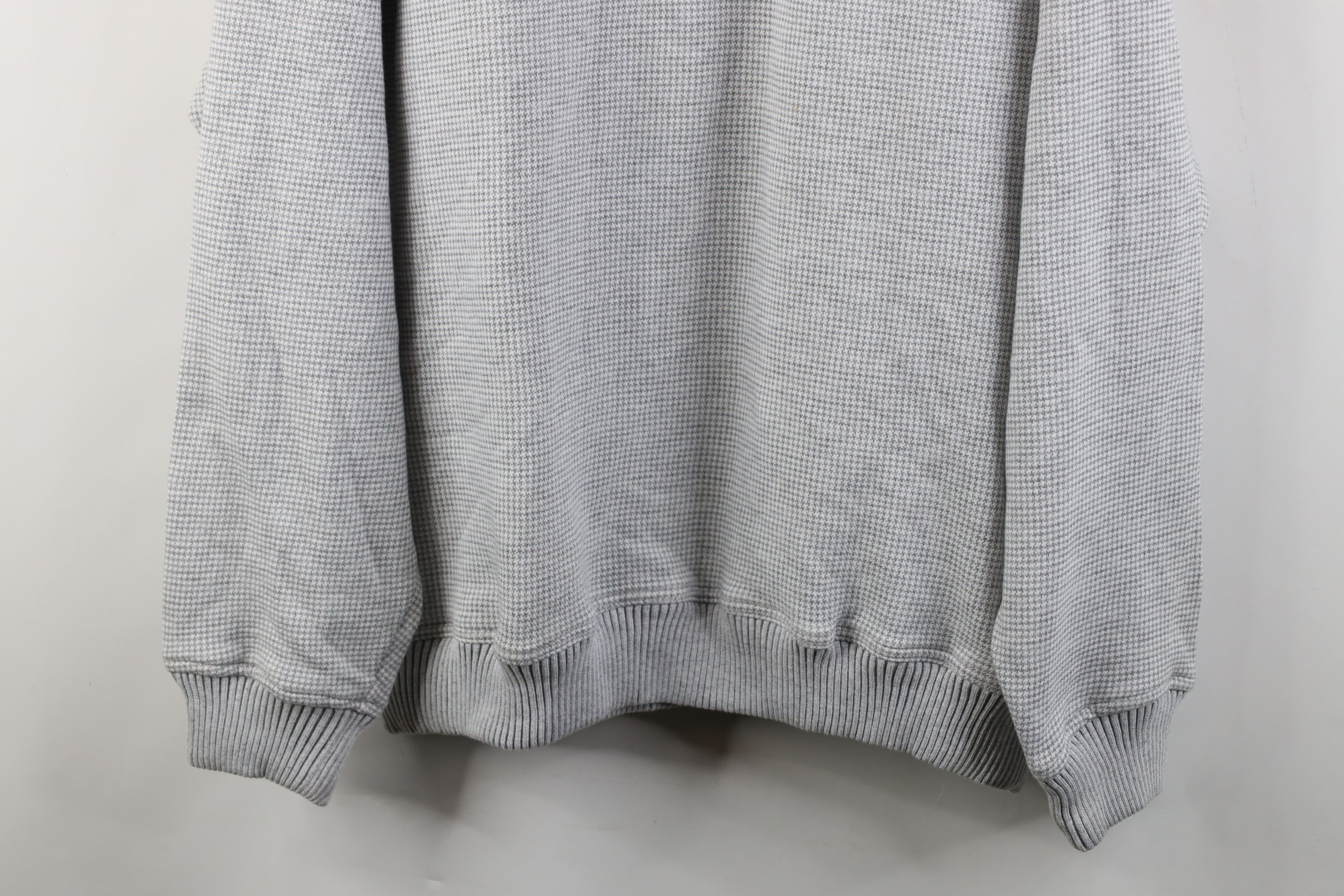 Vintage Vintage Ford Motor Company Houndstooth Knit Henley Sweater Size US XL / EU 56 / 4 - 3 Thumbnail