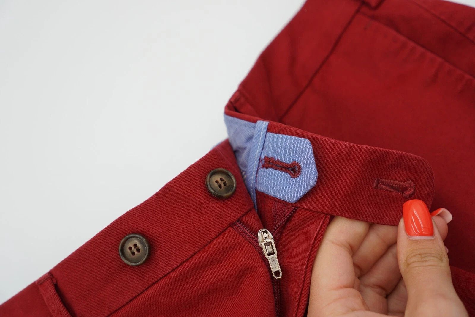 Suitsupply Men Suitsupply Chino Pants Red Casual Size UK/US38 W33 L38 Size US 38 / EU 54 - 3 Thumbnail