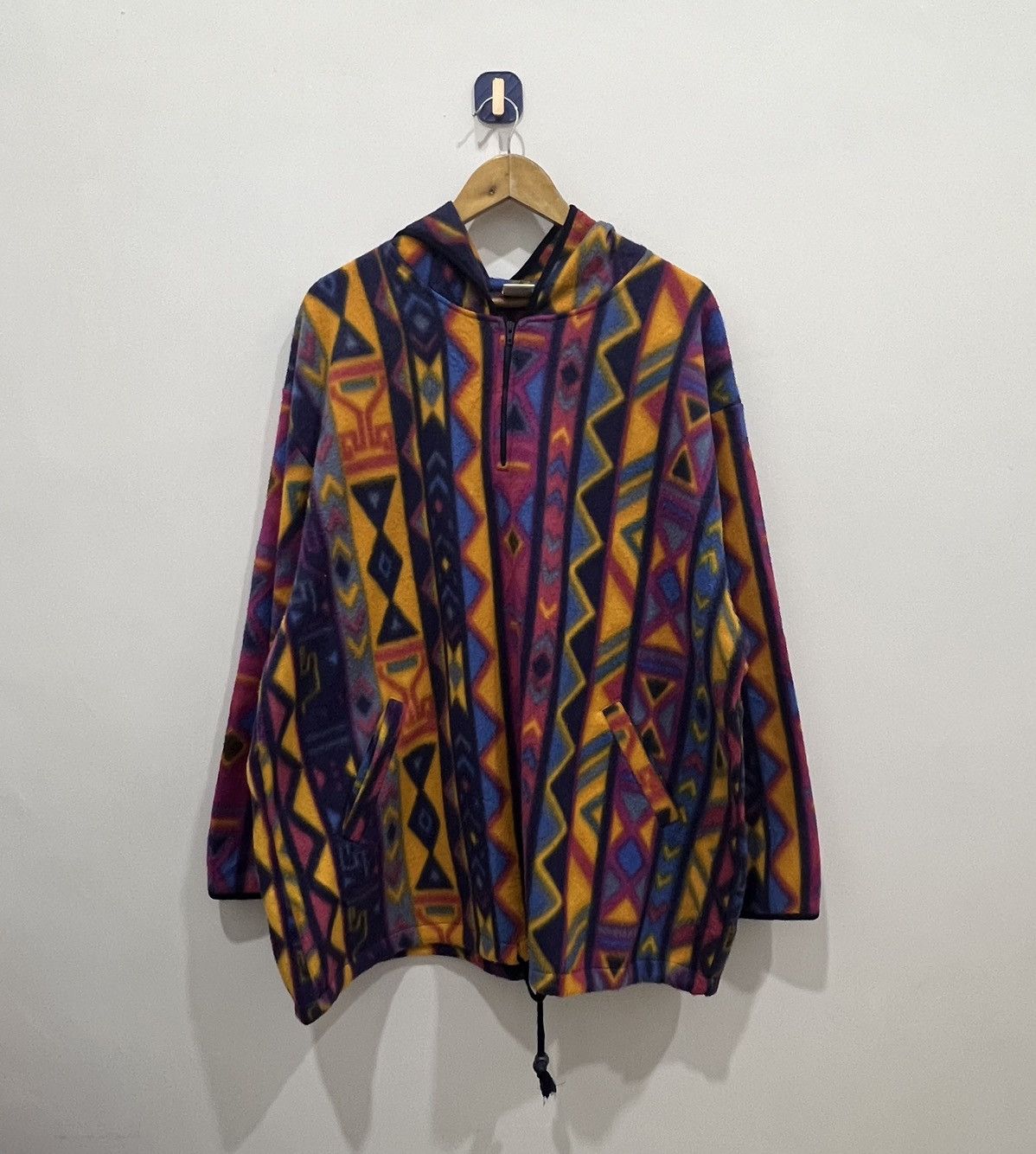 image of Fleece Half Zip X Art Design X Capri Seven, Men's (Size XL)