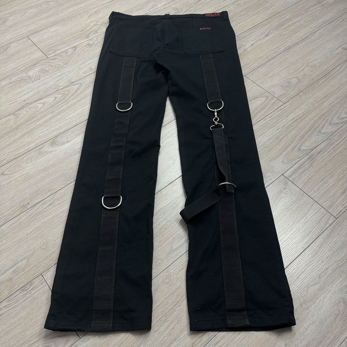 Japanese Brand Crazy Aderlass Bondage Cyber Punk GOA Multiple Belts Jeans Size US 32 / EU 48 - 2 Thumbnail