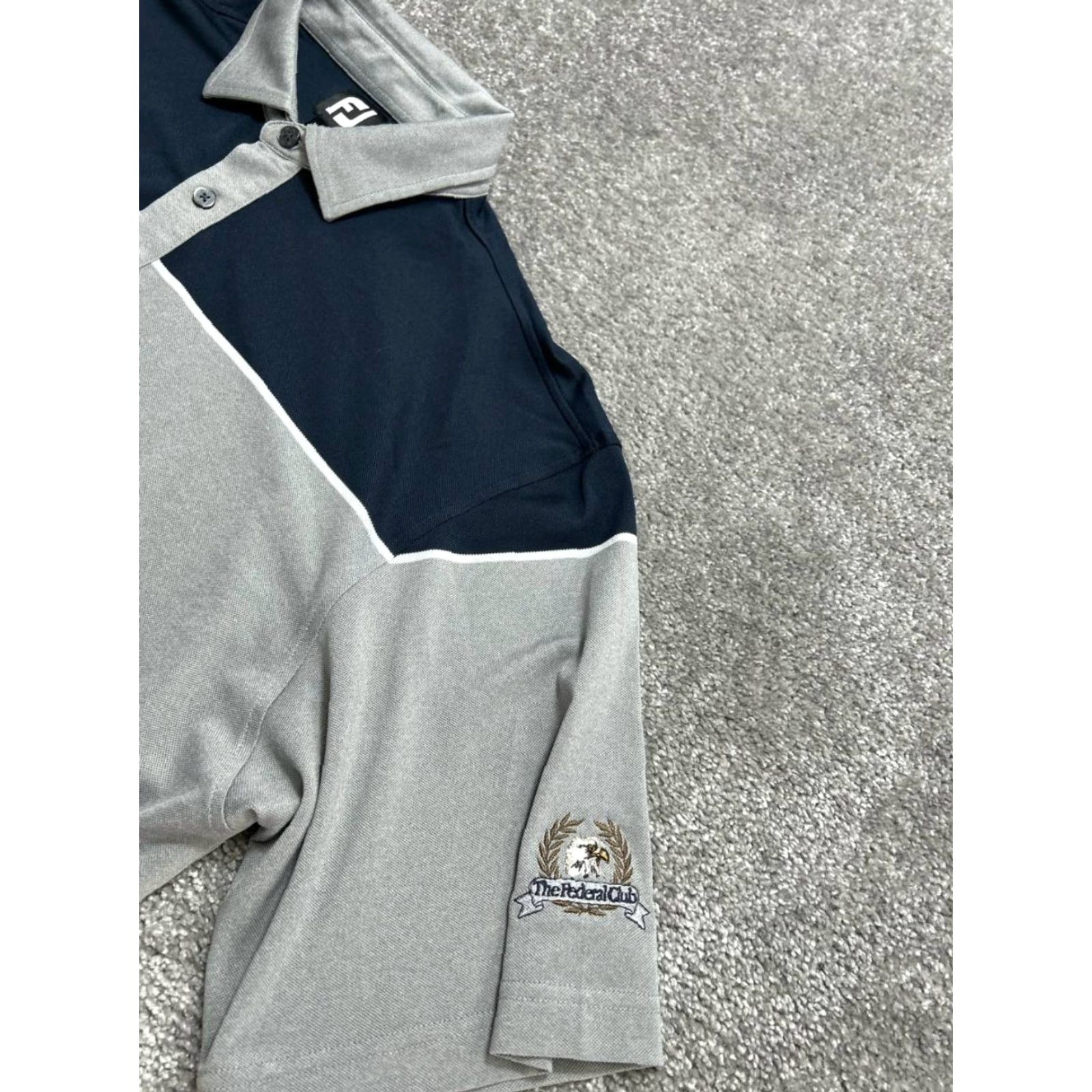 Footjoy FootJoy Polo Shirt Mens XL Gray Stretch Logo Golf Tennis Resort Shirt Size US XL / EU 56 / 4 - 4 Thumbnail