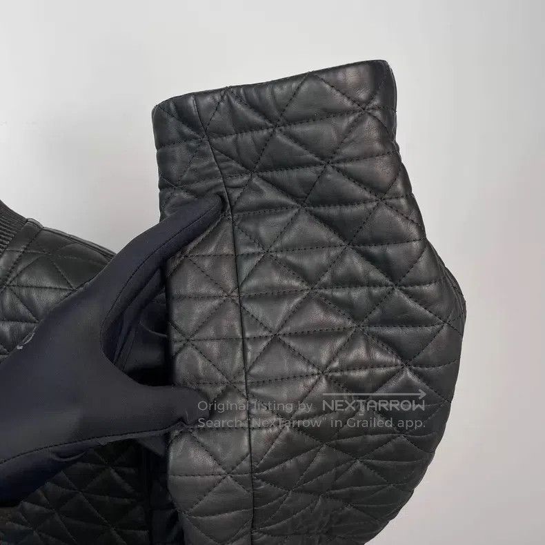 Hermes Hermes Quilted Leather Jacket with Diamond Pattern Cotton Size XS / US 0-2 / IT 36-38 - 4 Thumbnail