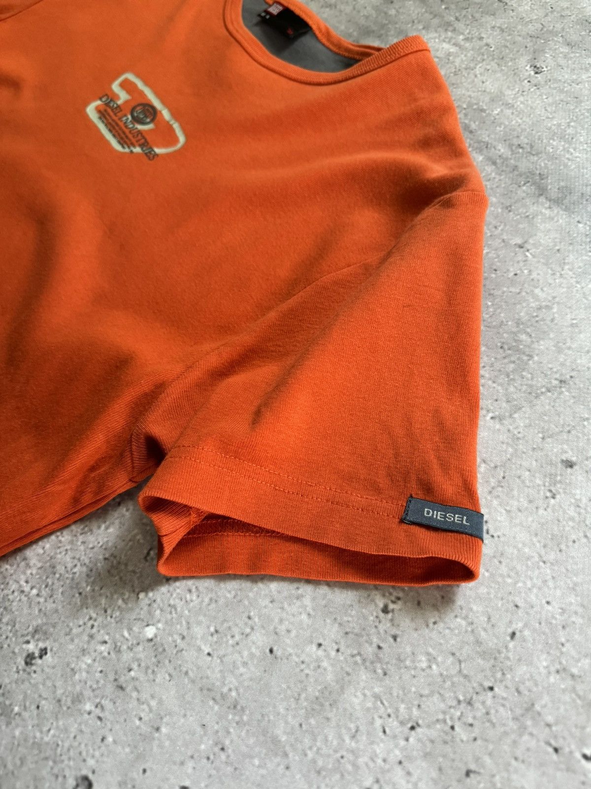 Diesel × Vintage Vintage Y2K Diesel Orange Opium T-Shirt Size US XL / EU 56 / 4 - 5 Thumbnail