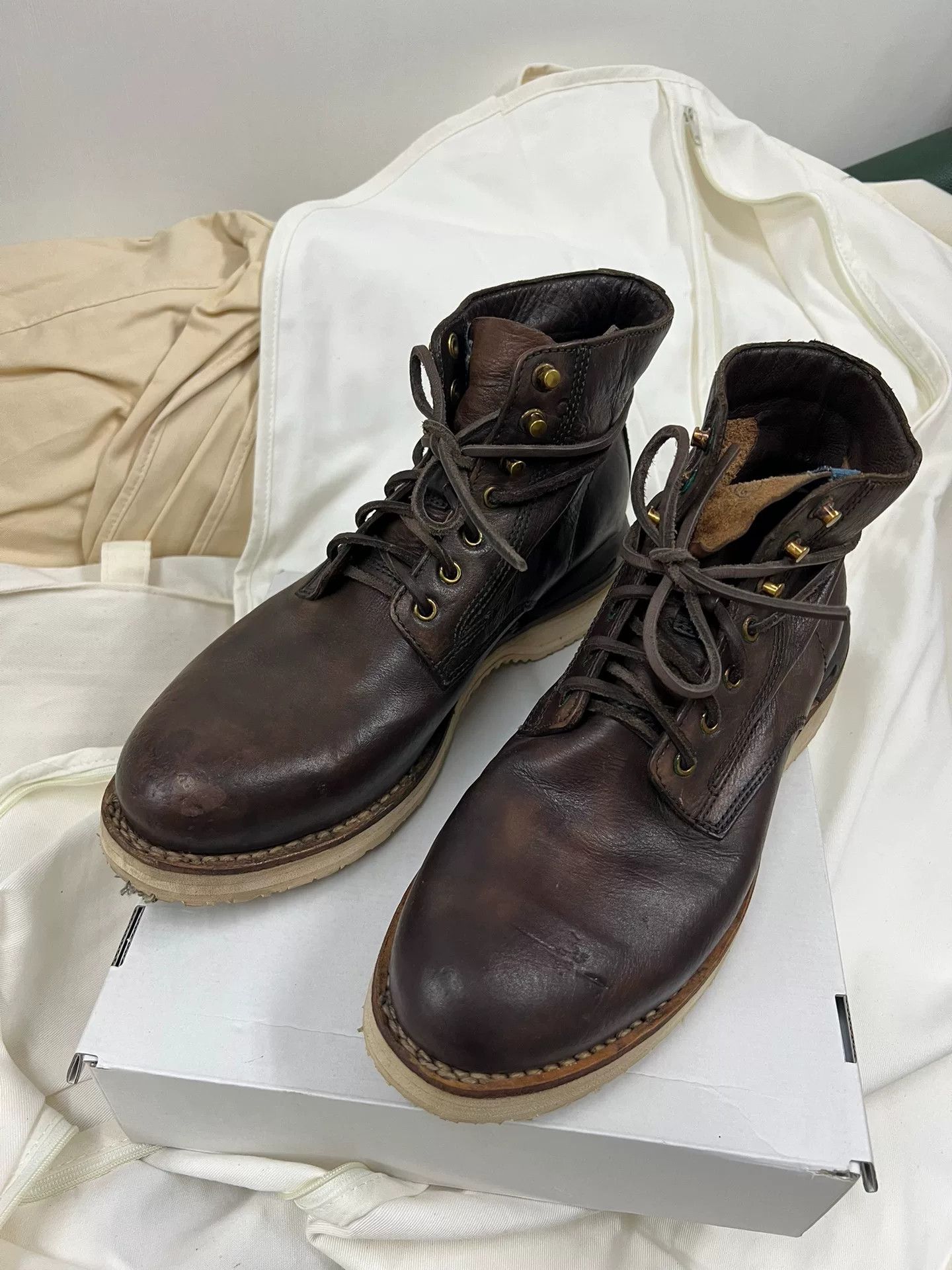 Visvim visvim ict virgil boots in dark brown Size US 8.5 / EU 41-42 - 1 Thumbnail