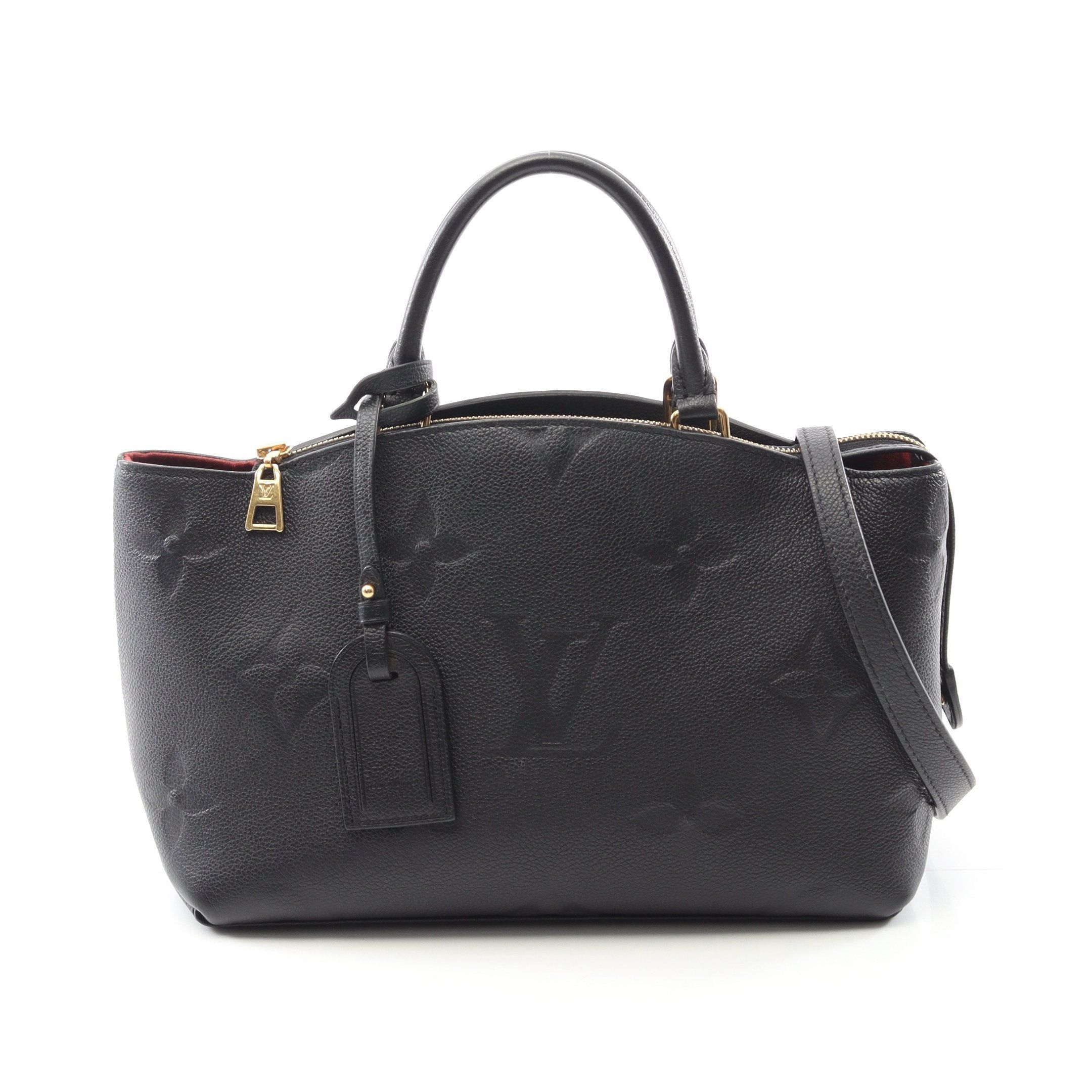 Louis Vuitton Louis Vuitton Petit Pare Pm Monogram Empreinte Handbag Leather Black Size ONE SIZE - 1 Thumbnail