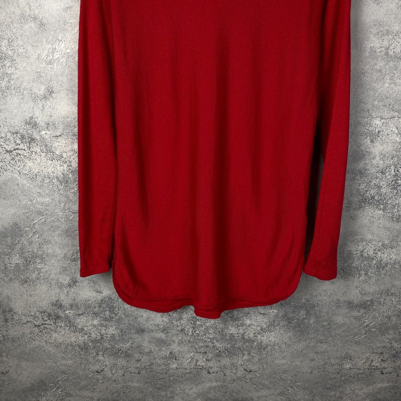 Other Max Studio Sweater Merino Wool Size M Red Long Sleeve ` Size M / US 6-8 / IT 42-44 - 3 Thumbnail