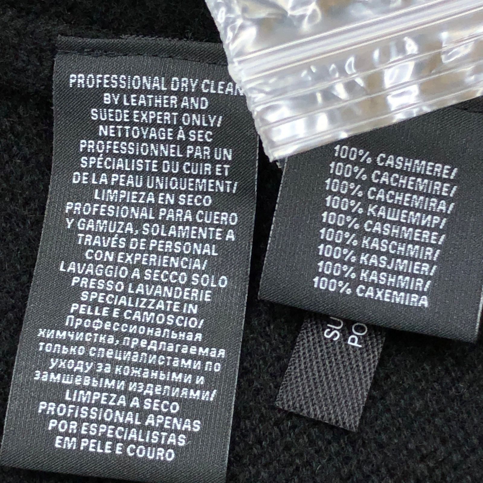Ralph Lauren Black Label Ralph Lauren Size S Open Cardigan Cashmere Lamb Leather Trim Size S / US 4 / IT 40 - 14 Thumbnail