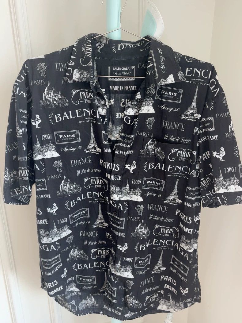 Balenciaga Balenciaga size 39 Classic short-sleeved shirt with black Size US XS / EU 42 / 0 - 1 Thumbnail